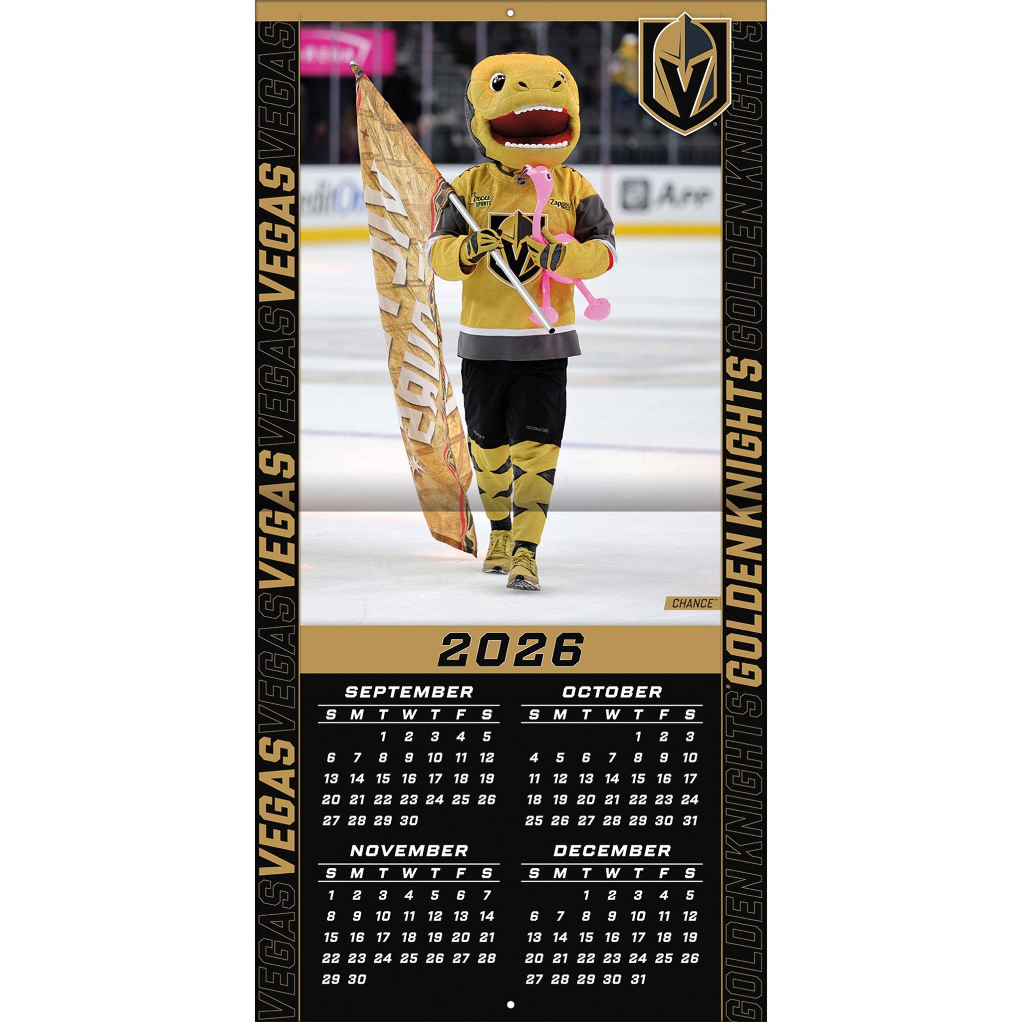 NHL Mascot 2027 Wall Calendar