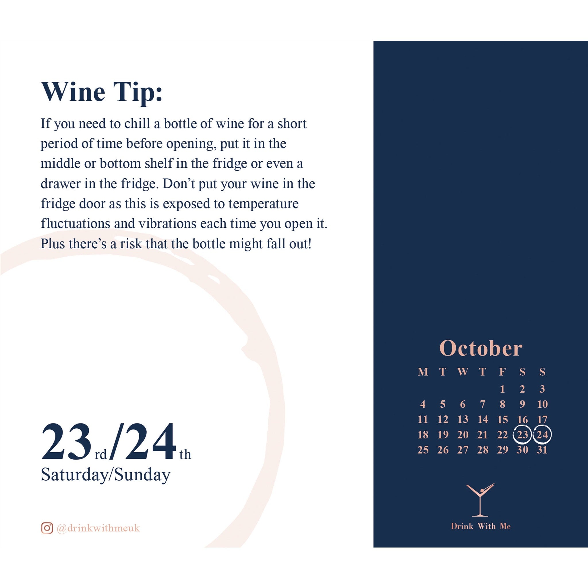 Wine Wisdom 2027 Box Calendar