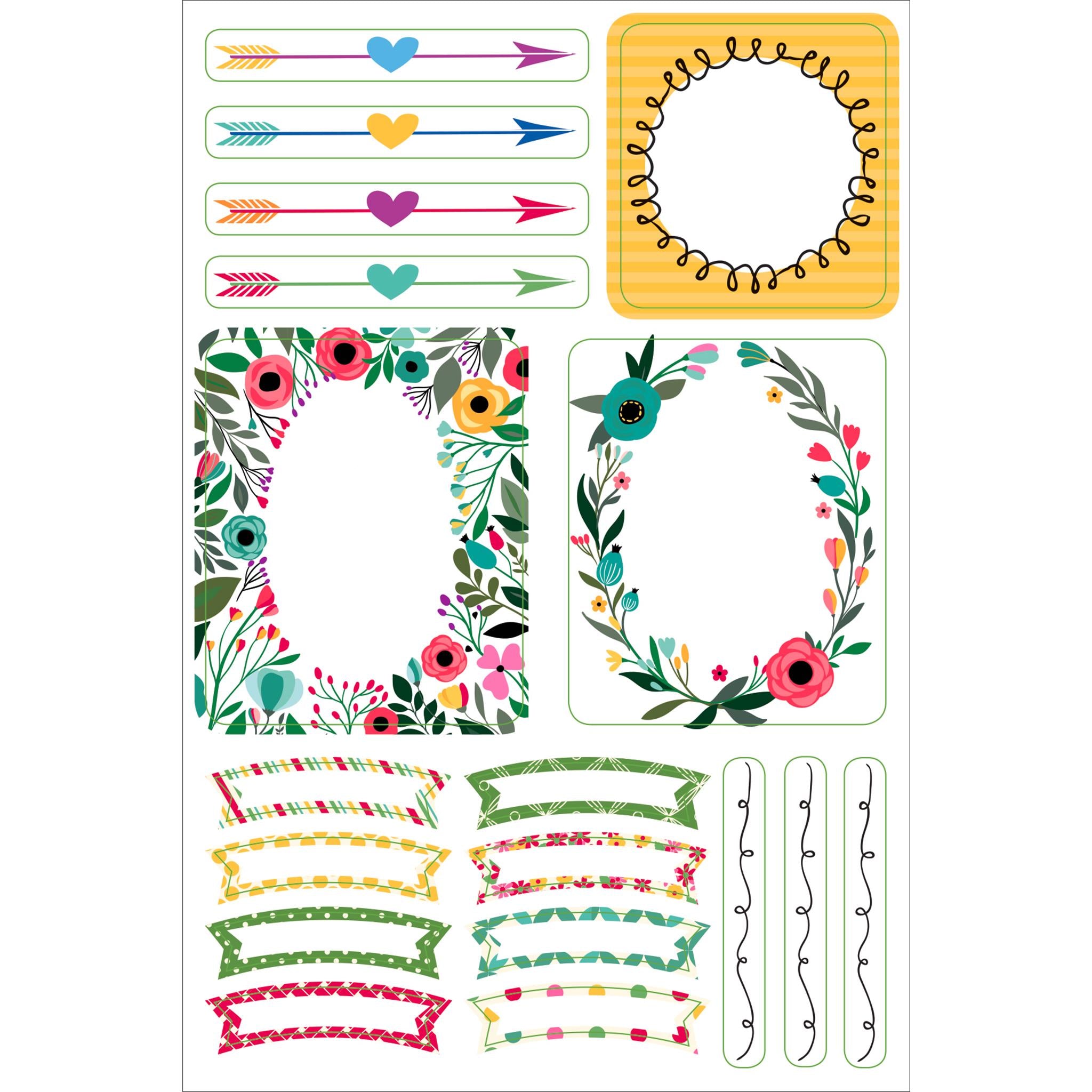 Borders Frames Planner Stickers