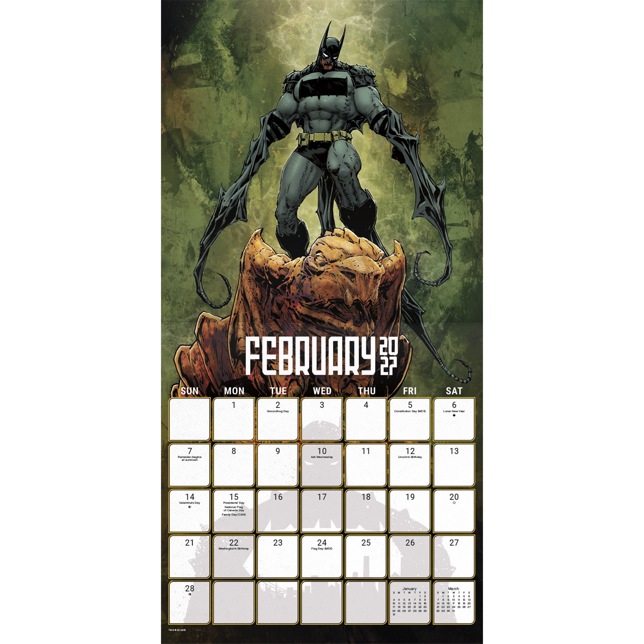 The Batman - Comic 2027 Wall Calendar