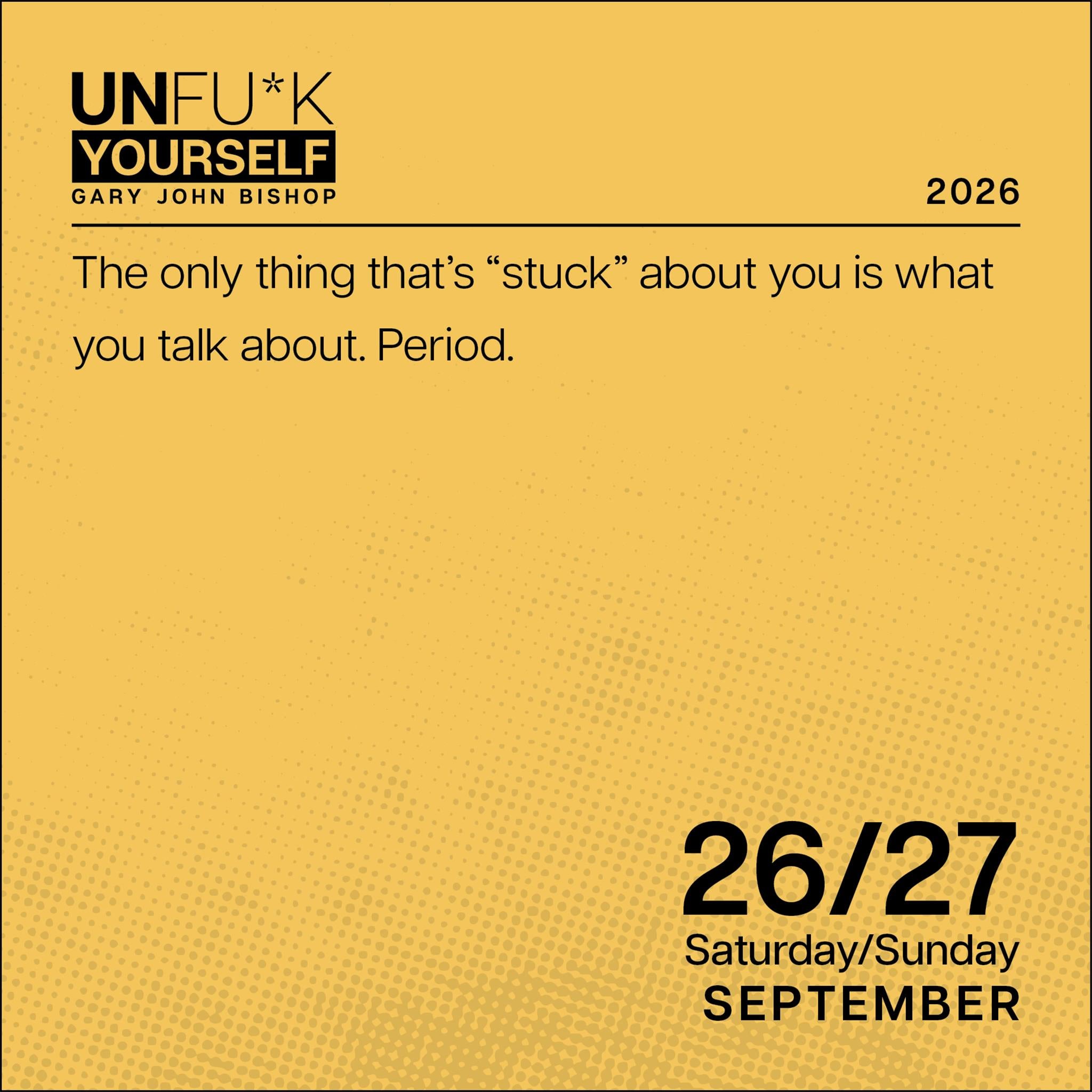 Unfu*K Yourself 2026 Box Calendar