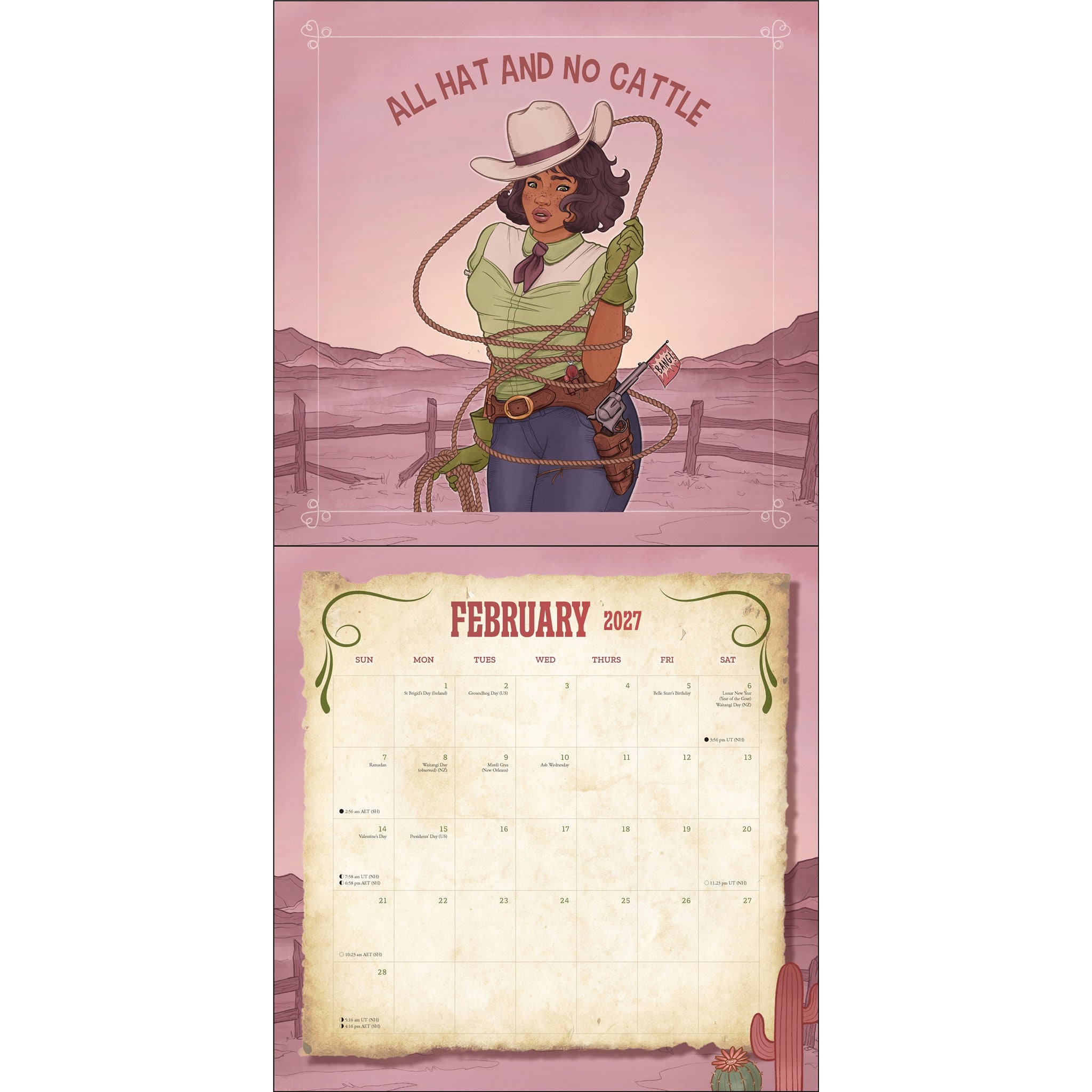 There's a Snake in My Boot 2027 Wall Calendar - Online Only