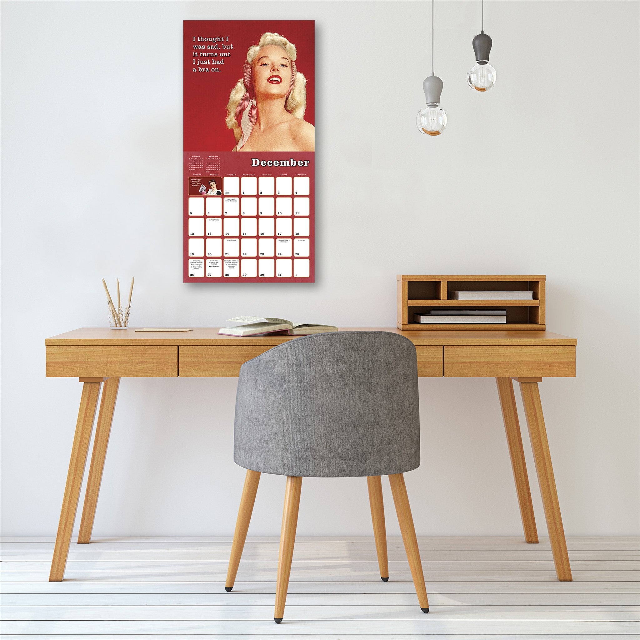 The B Word 2027 Wall Calendar