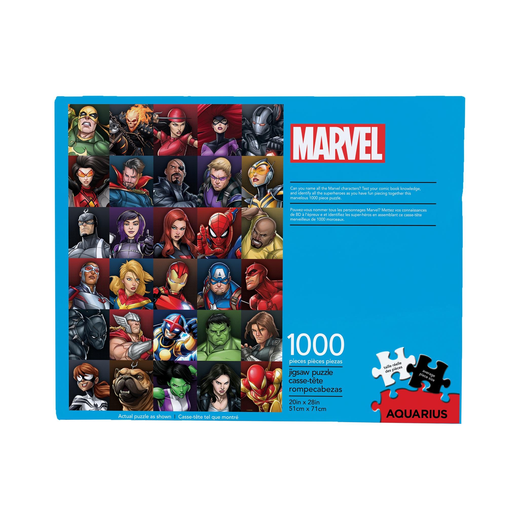 Marvel Heroes Collage 1000 Piece Puzzle