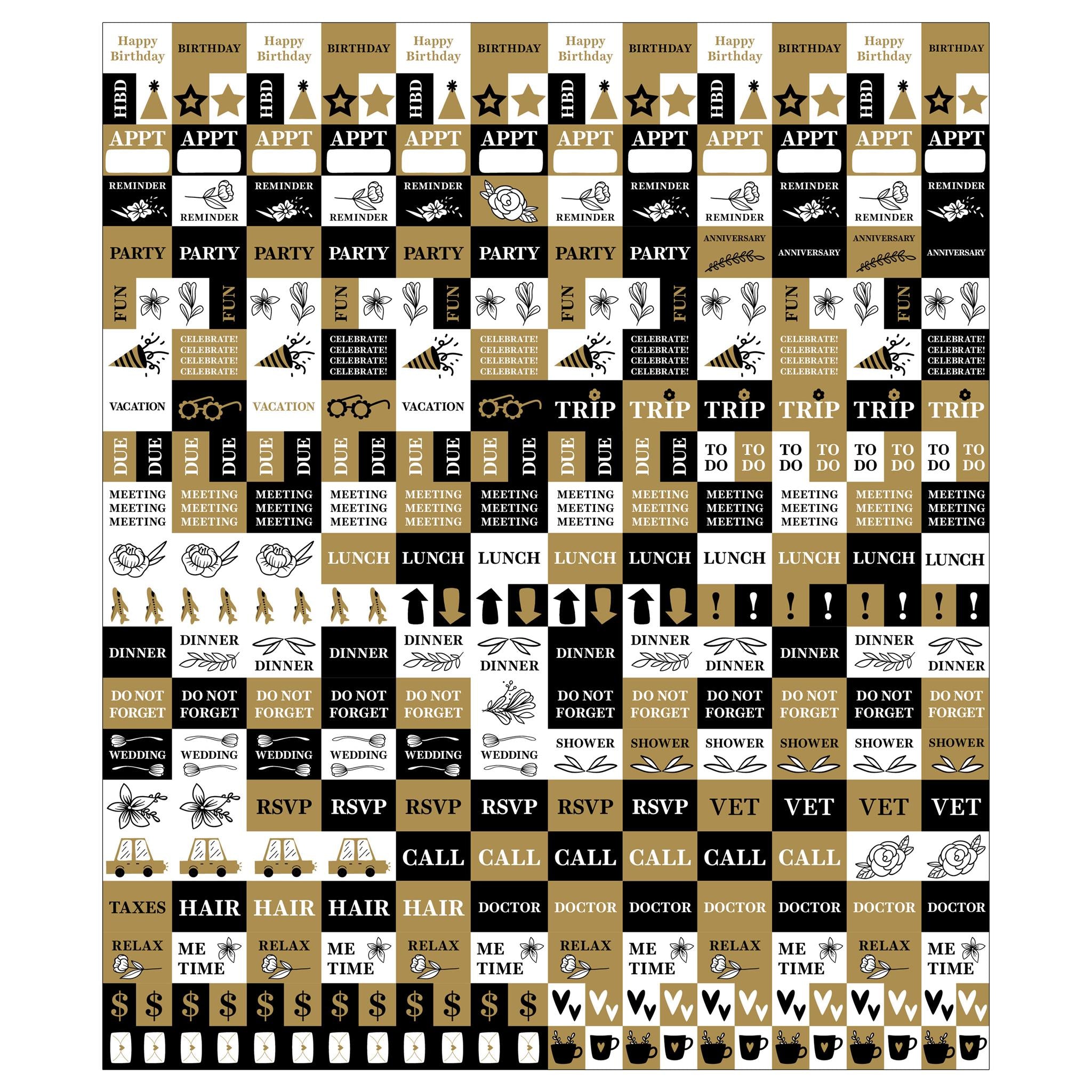 Big Grid Floral 2026 Wall Calendar