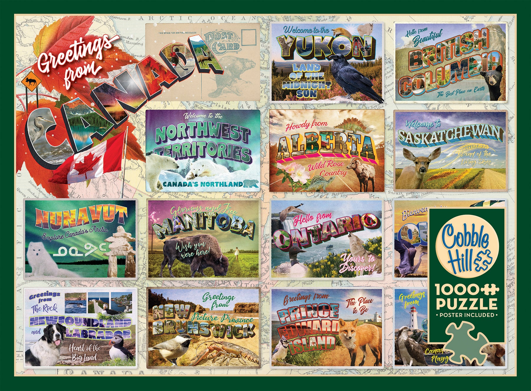 Greetings from Canada 1000 Piece Puzzle - Online Exclusive