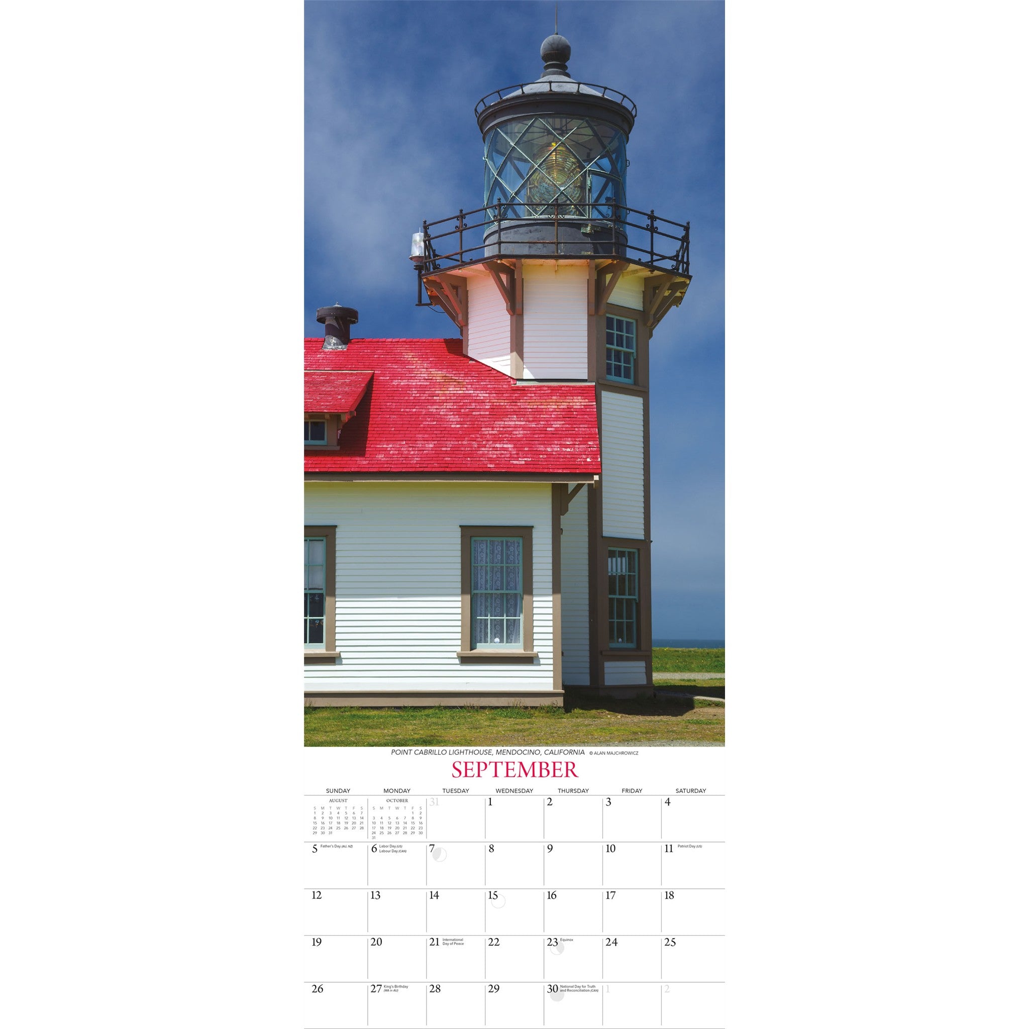 Lighthouses 2027 Poster Calendar