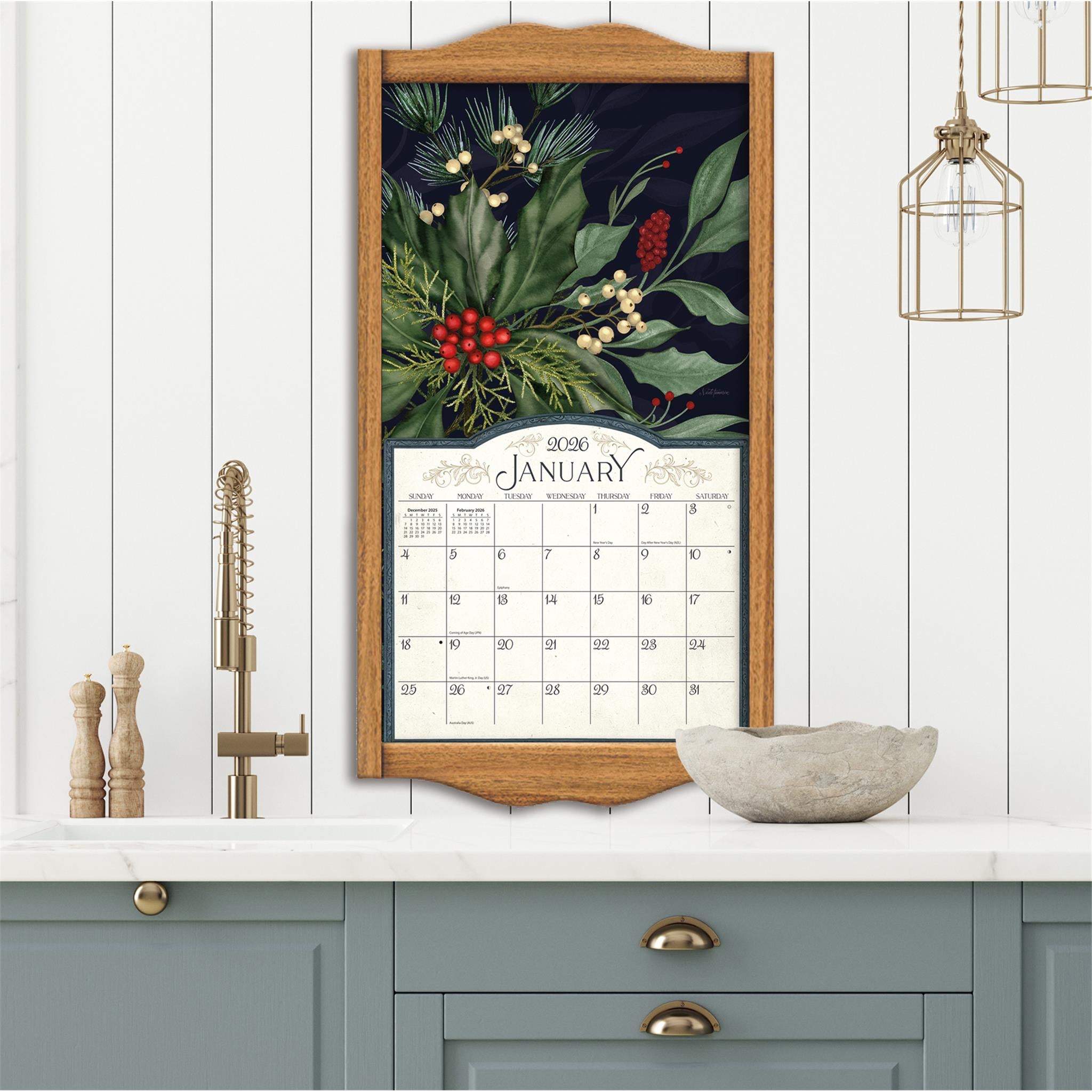 Midnight Garden 2026 Special Edition Wall Calendar with Print
