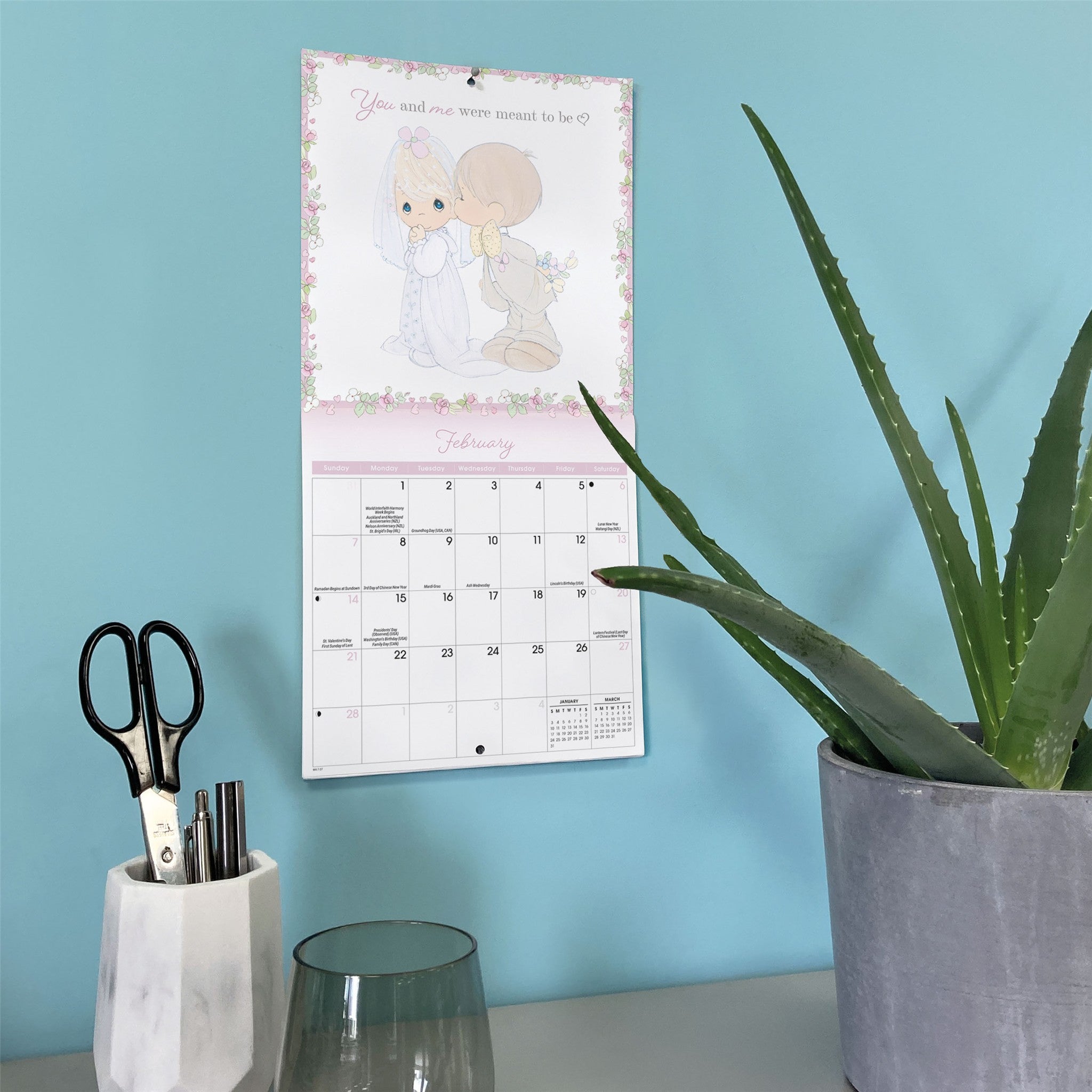 Precious Moments 2027 Mini Calendar