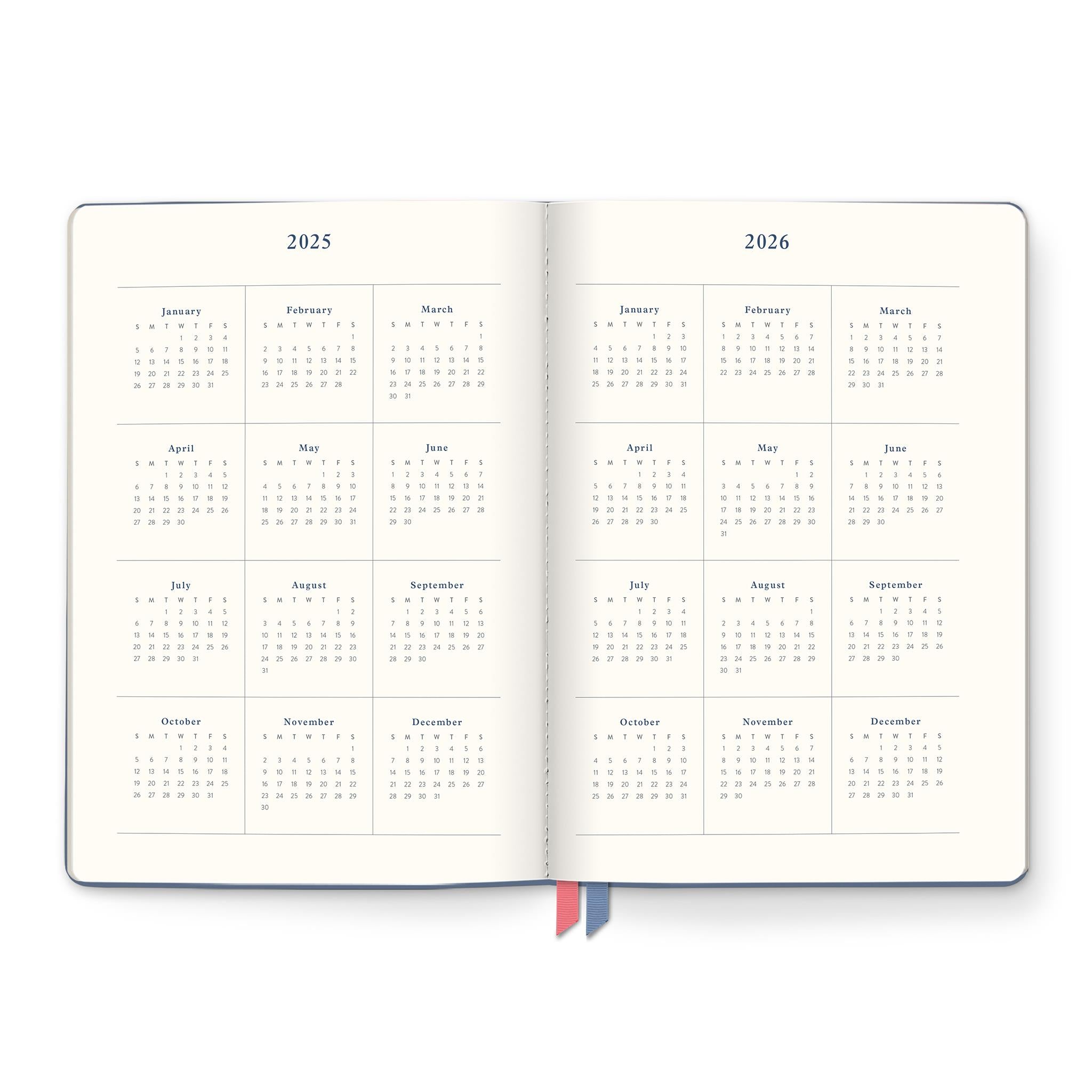 Fully Booked Clara Clothbound 2025-2026 Engagement Calendar