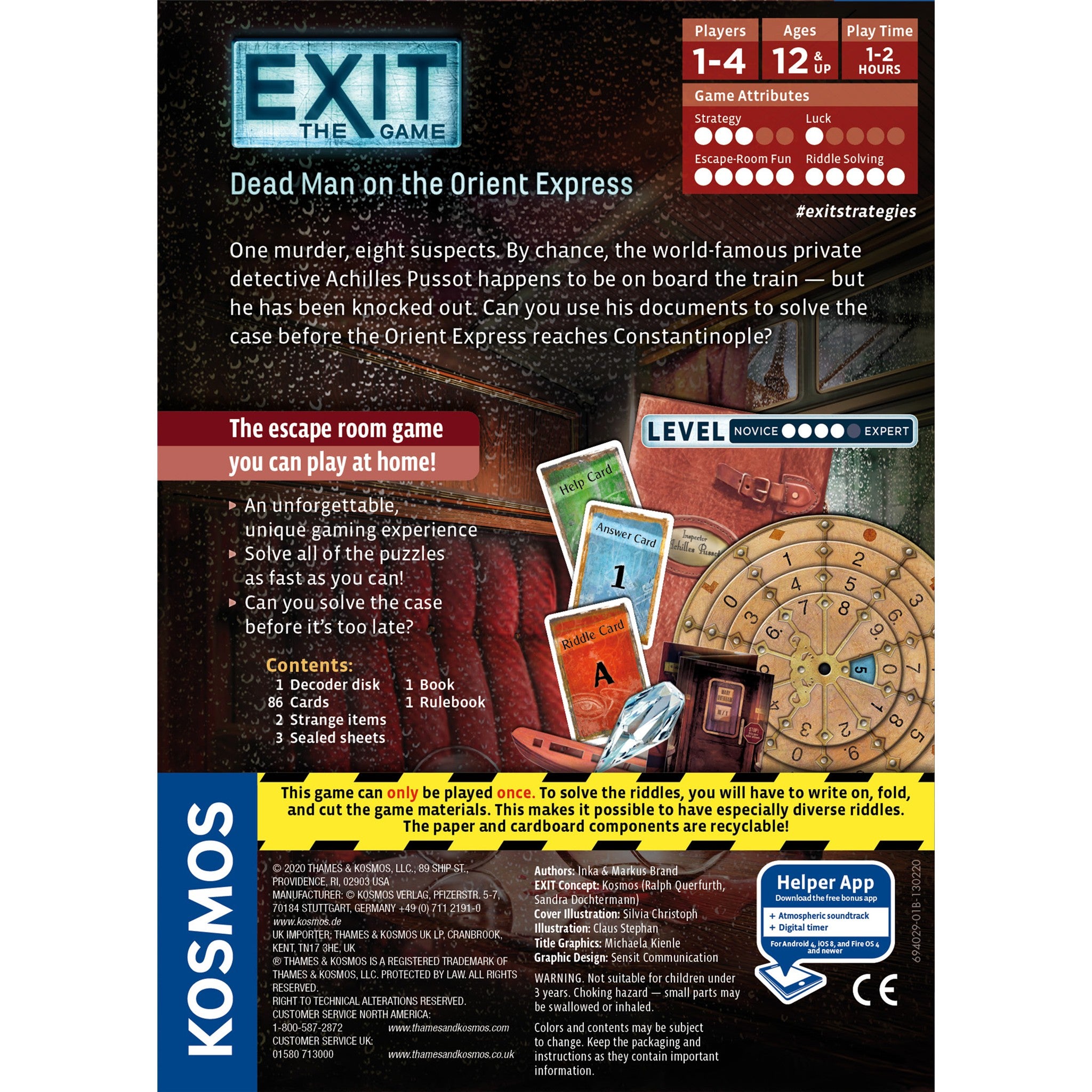 Exit Dead Man on the Orient Express - Calendar Club Canada