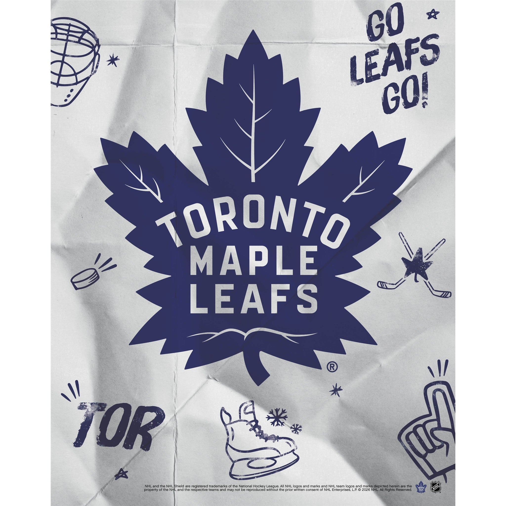 NHL Toronto Maple Leafs Exclusive with Print 2027 Wall Calendar