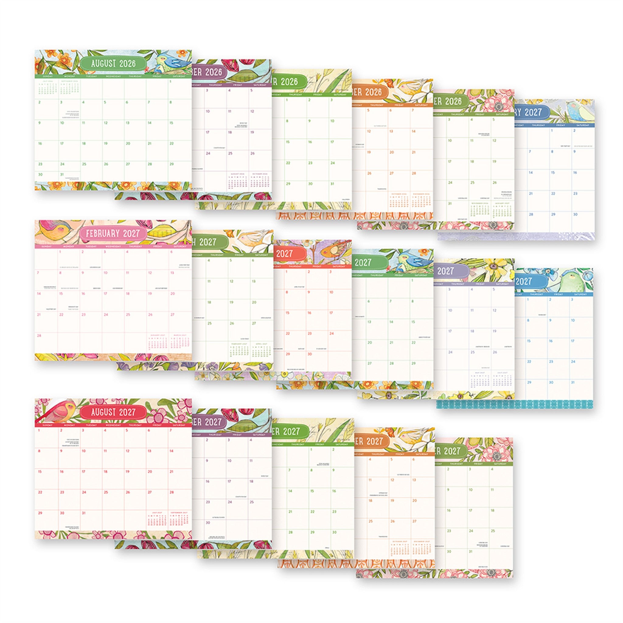Where Love Grows Magnetic Pad Exclusive 2026-2027 Mini Calendar