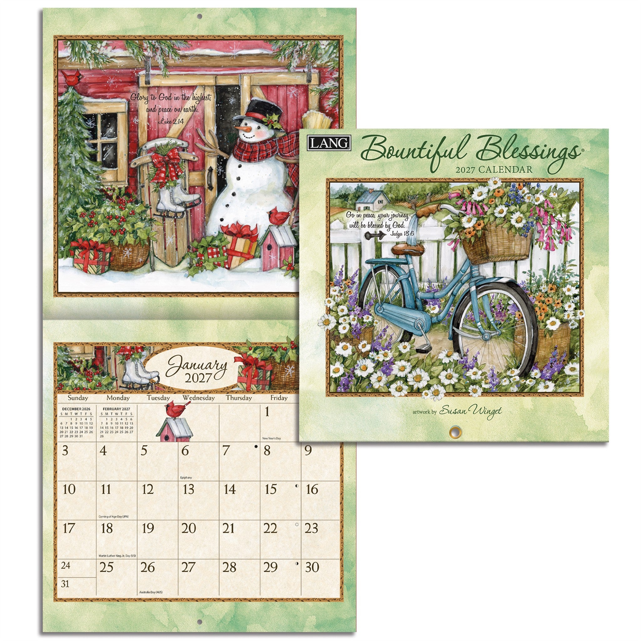 Bountiful Blessing 2027 Mini Calendar