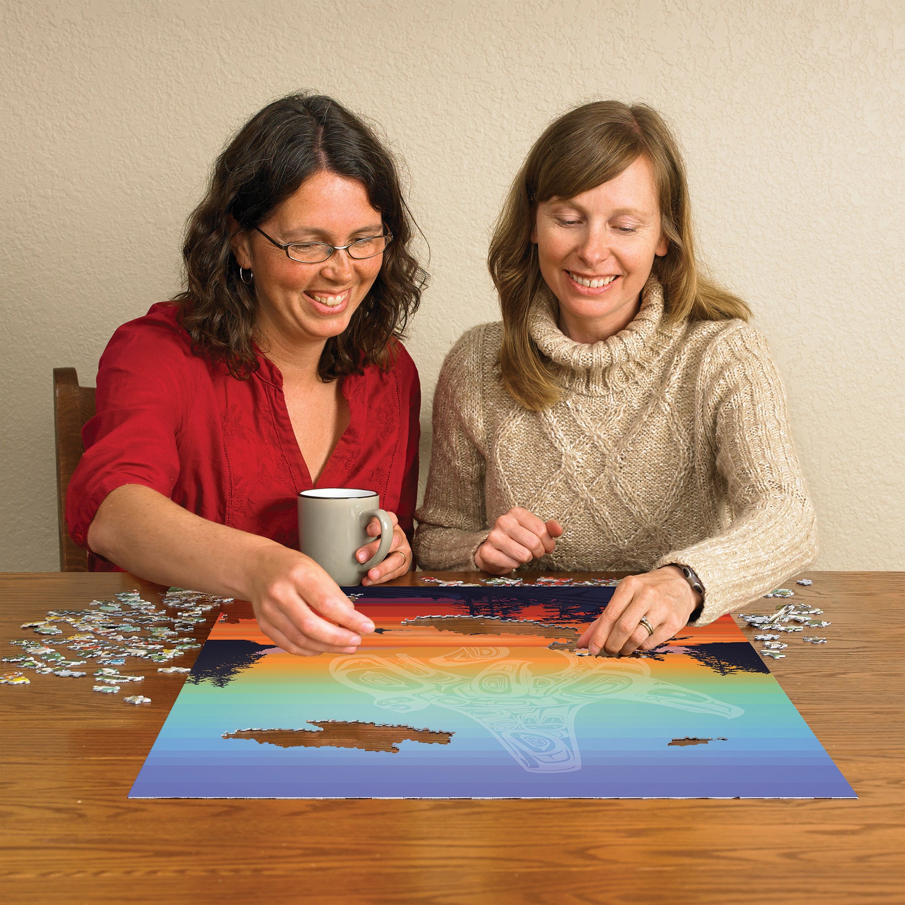 625012400725 Salish Coast Colours Jigsaw Puzzle (1000 Piece) by