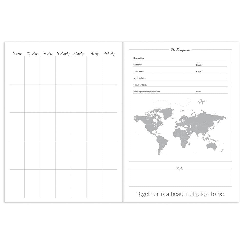 Woah Wedding Undated Planner