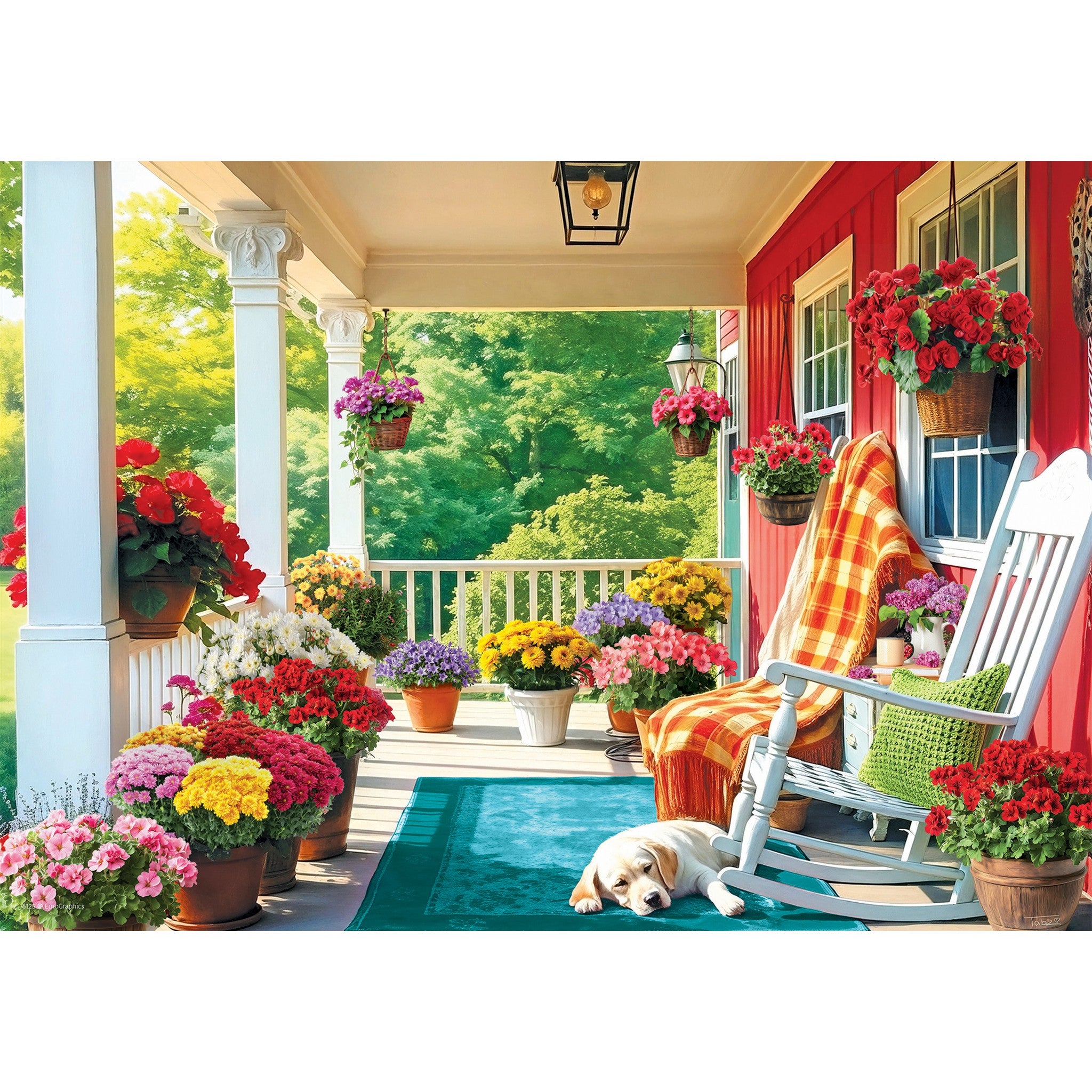Sleeping on the Porch 24 Piece Puzzle