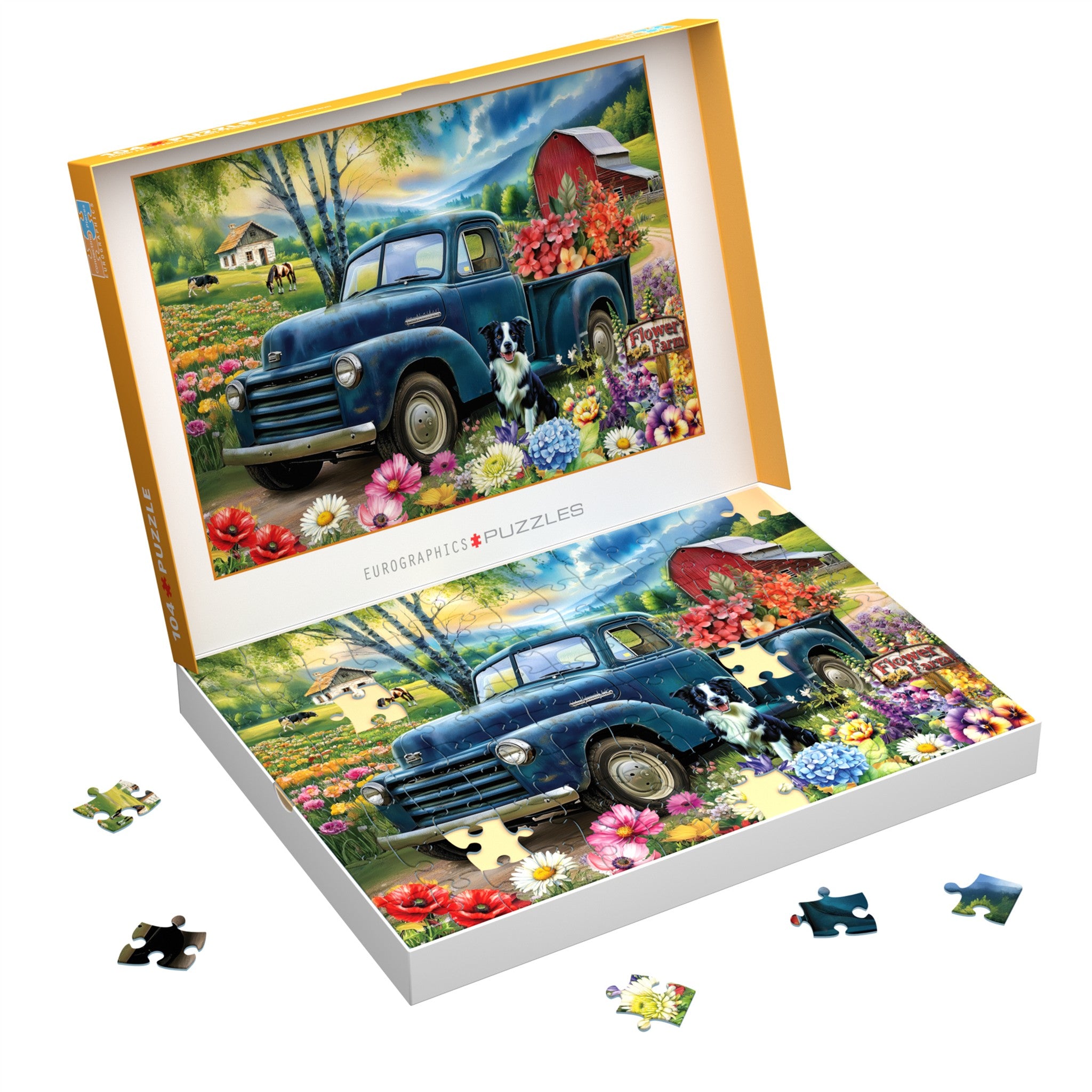 Flower Farm 104 Piece Puzzle