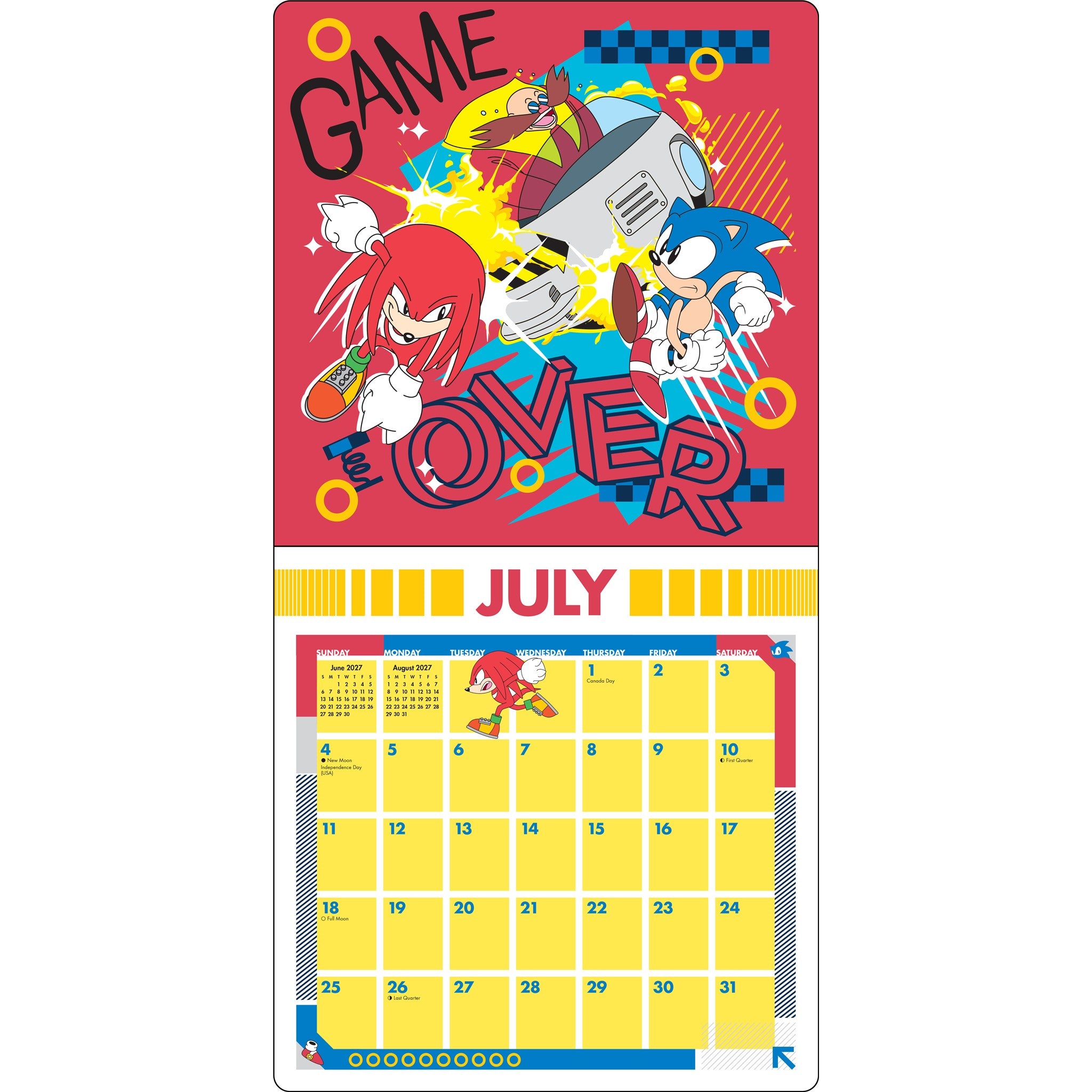 Sonic the Hedgehog Classic 2027 Wall Calendar