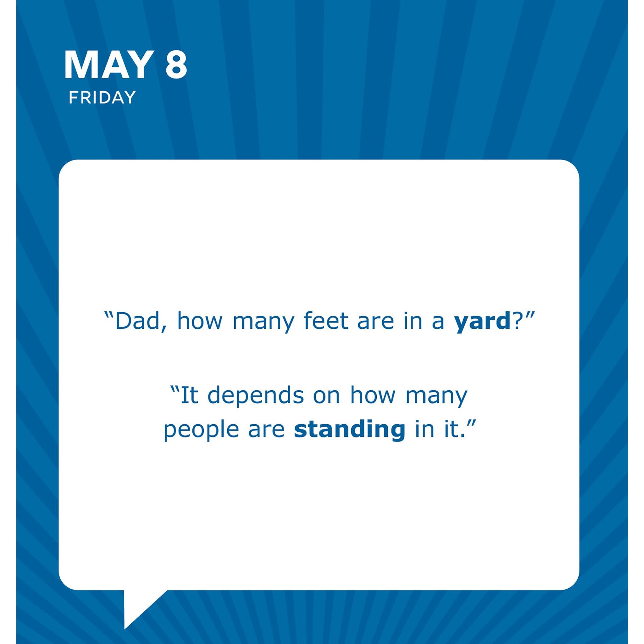 Dad Jokes 2026 Box Calendar