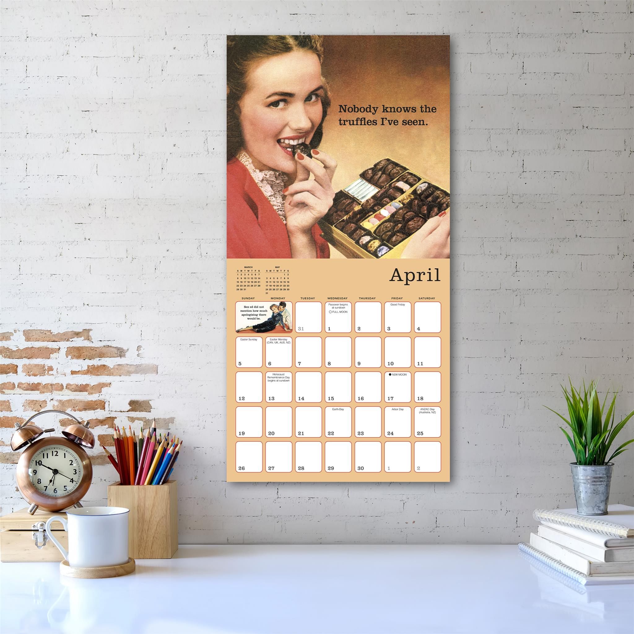 B Word 2026 Wall Calendar