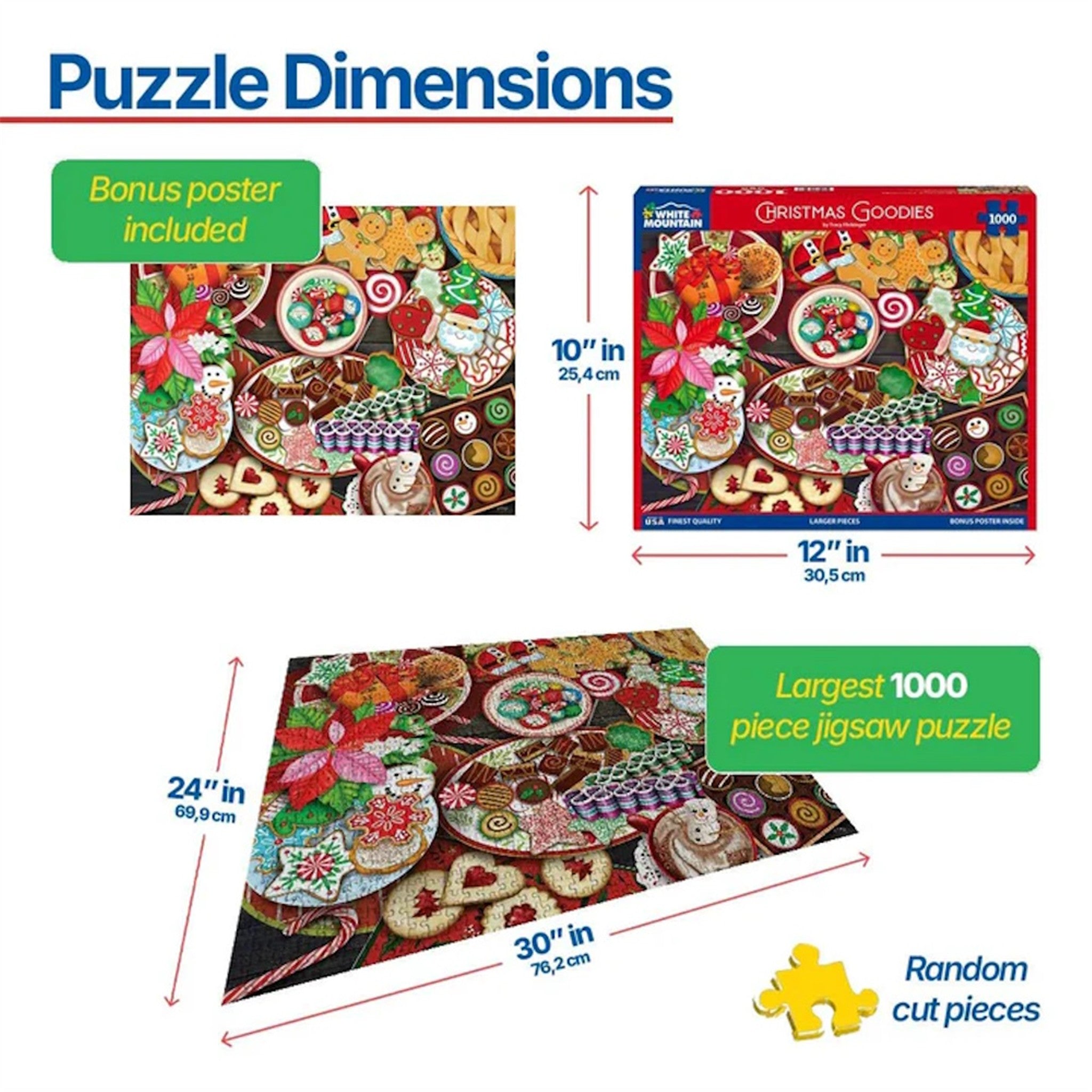 Christmas Goodies 1000 Piece Puzzle