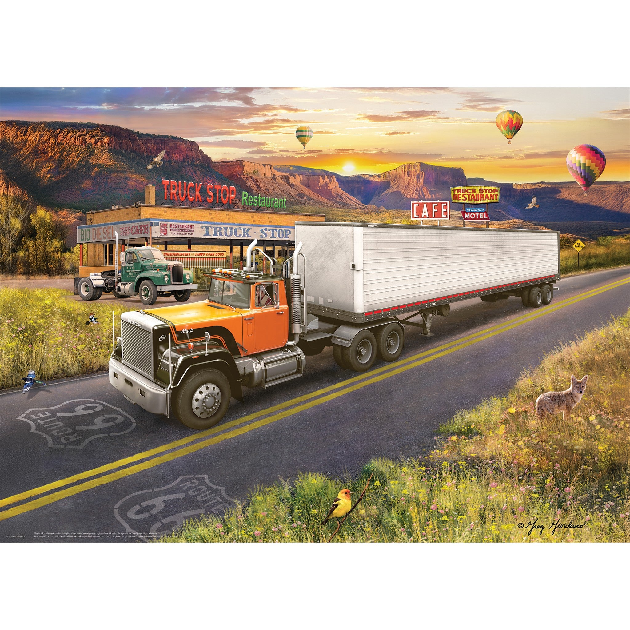Mack Superliner 1000 Piece Puzzle