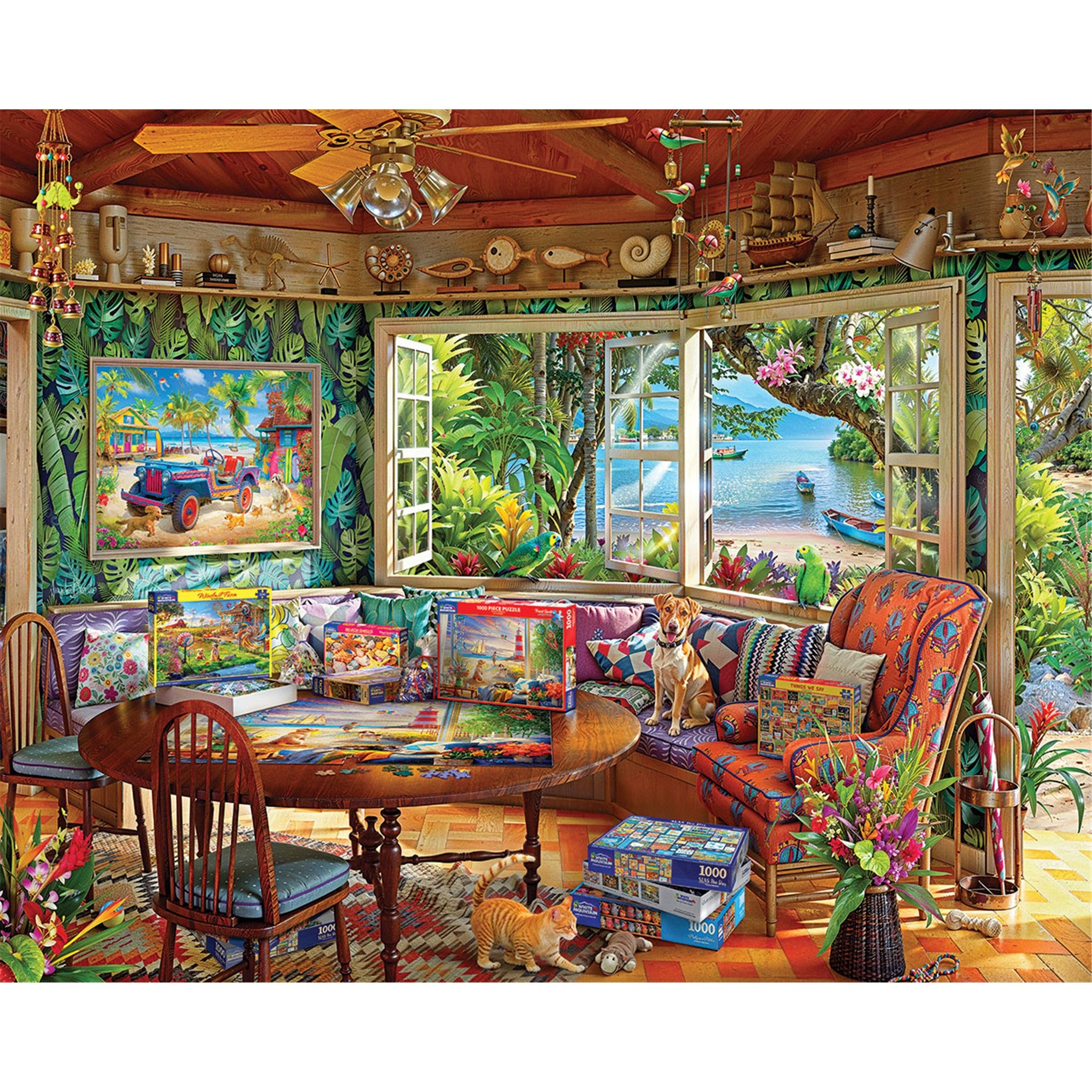 Puzzler's Paradise 1000 Piece Puzzle - Online Only