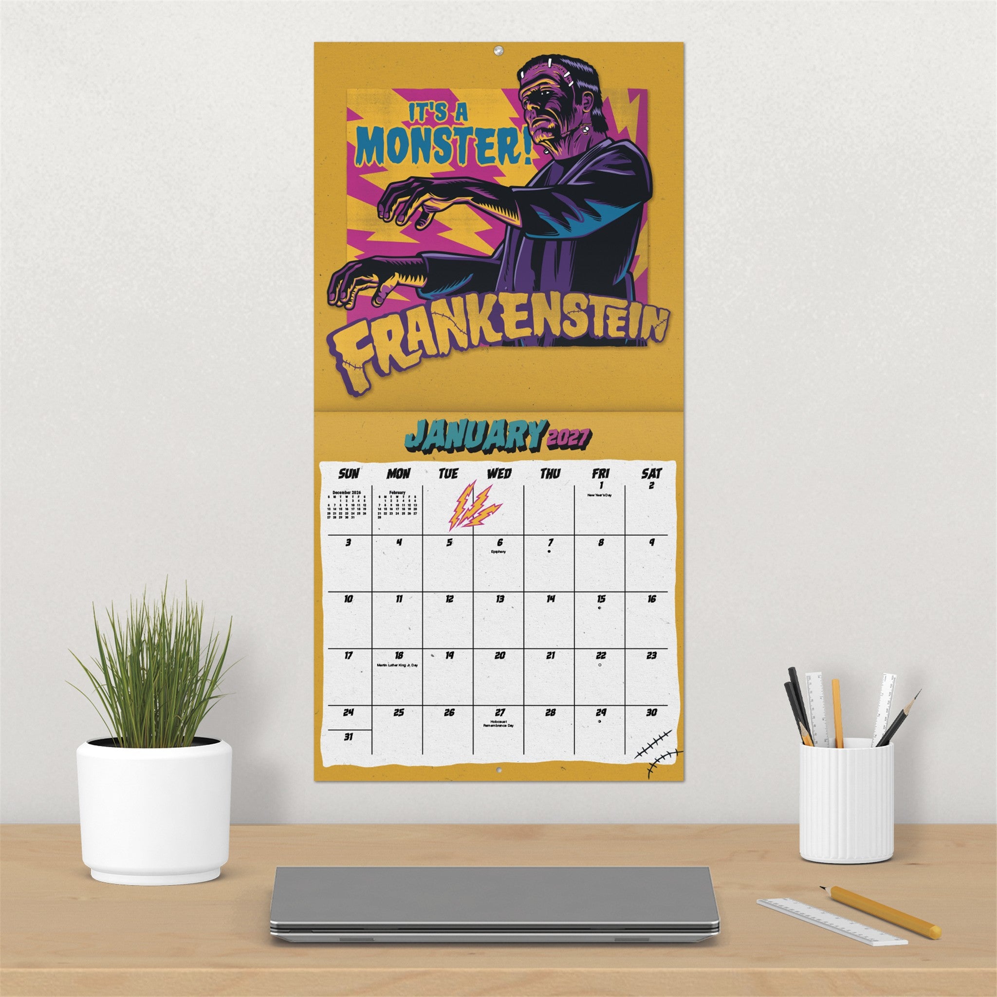 Universal Monsters 2027 Wall Calendar - Online Only