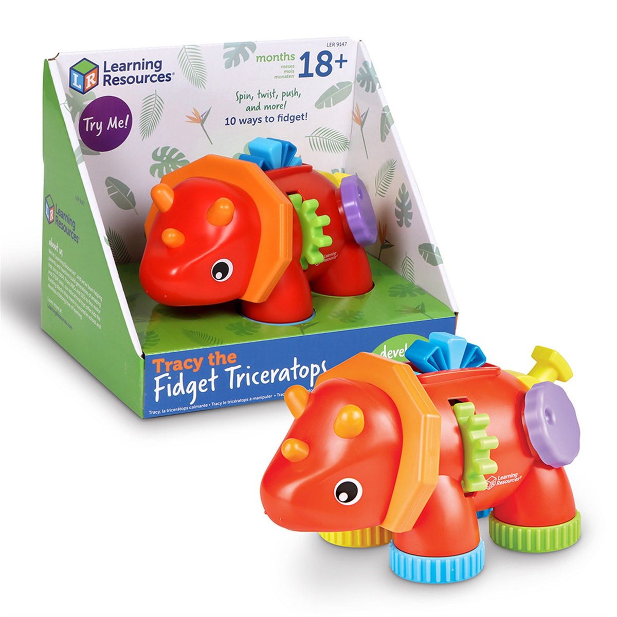 Tracy the Fidget Triceratops