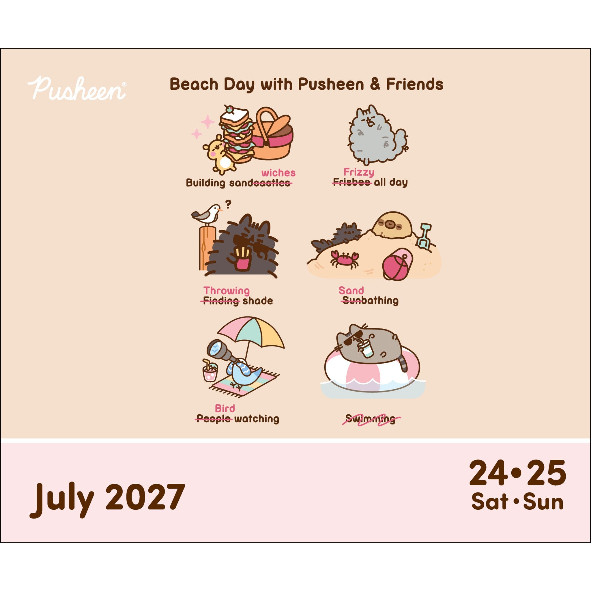 Pusheen 2027 Box Calendar