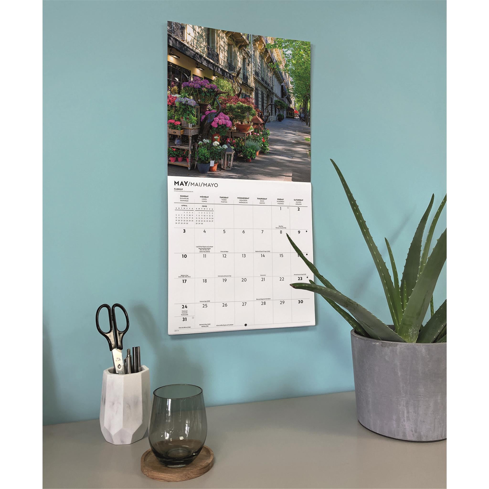 Parisian Lifestyle 2026 Wall Calendar