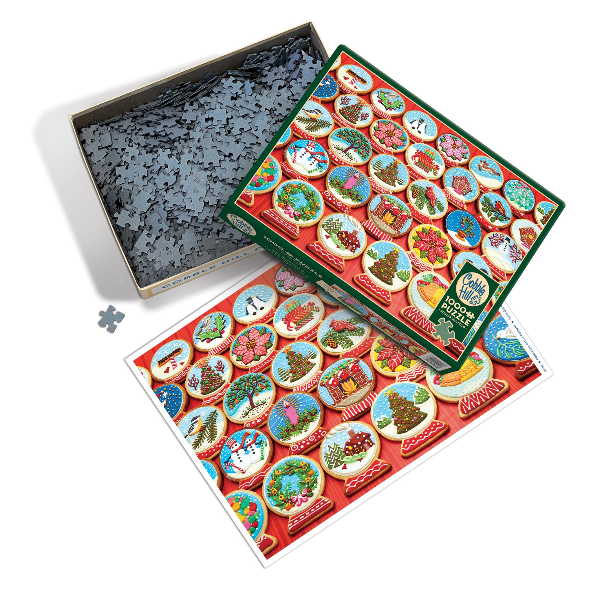Snow Globe Cookies 1000 Piece Puzzle Cobble Hill