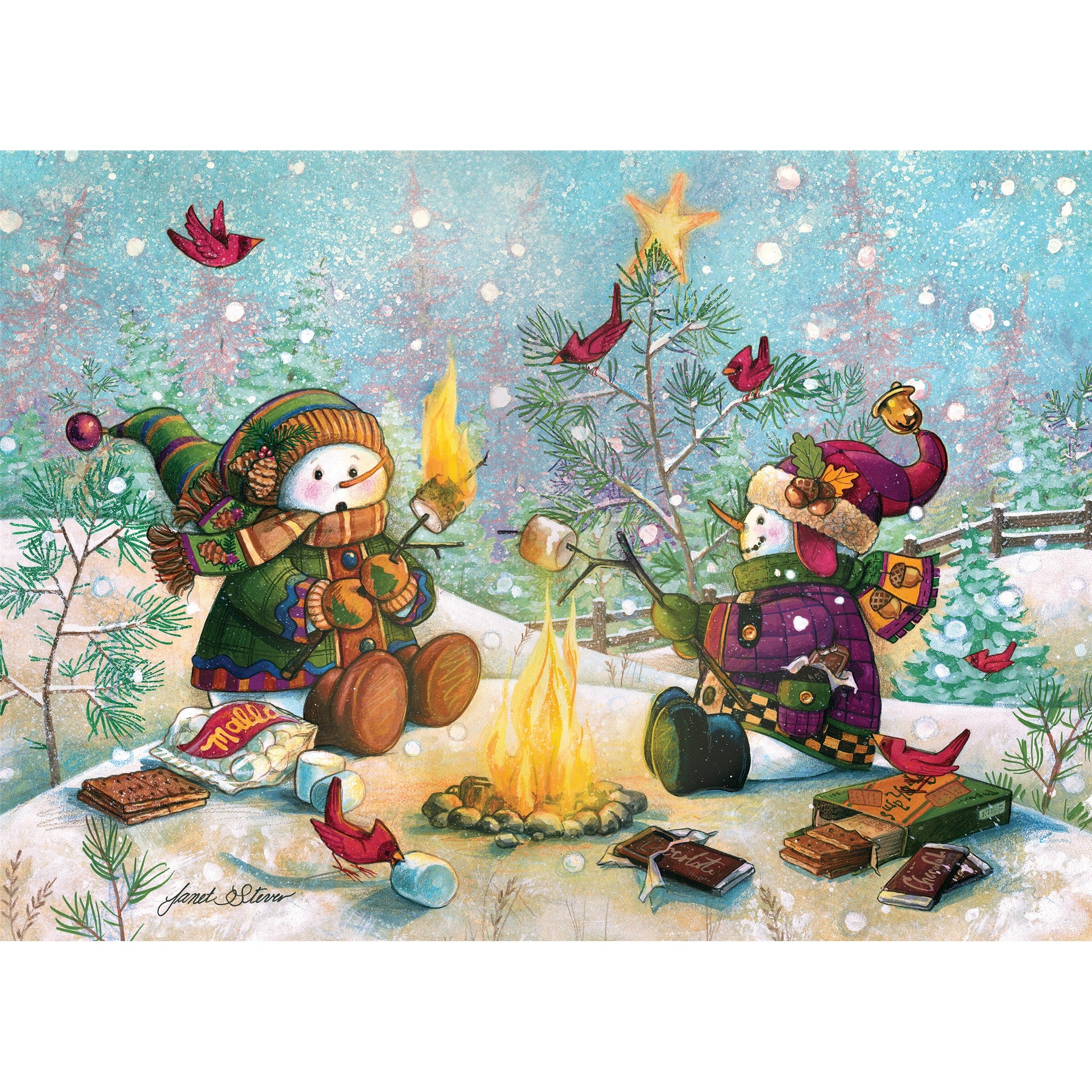 S'more Snowfall 35 Piece Tray Puzzle
