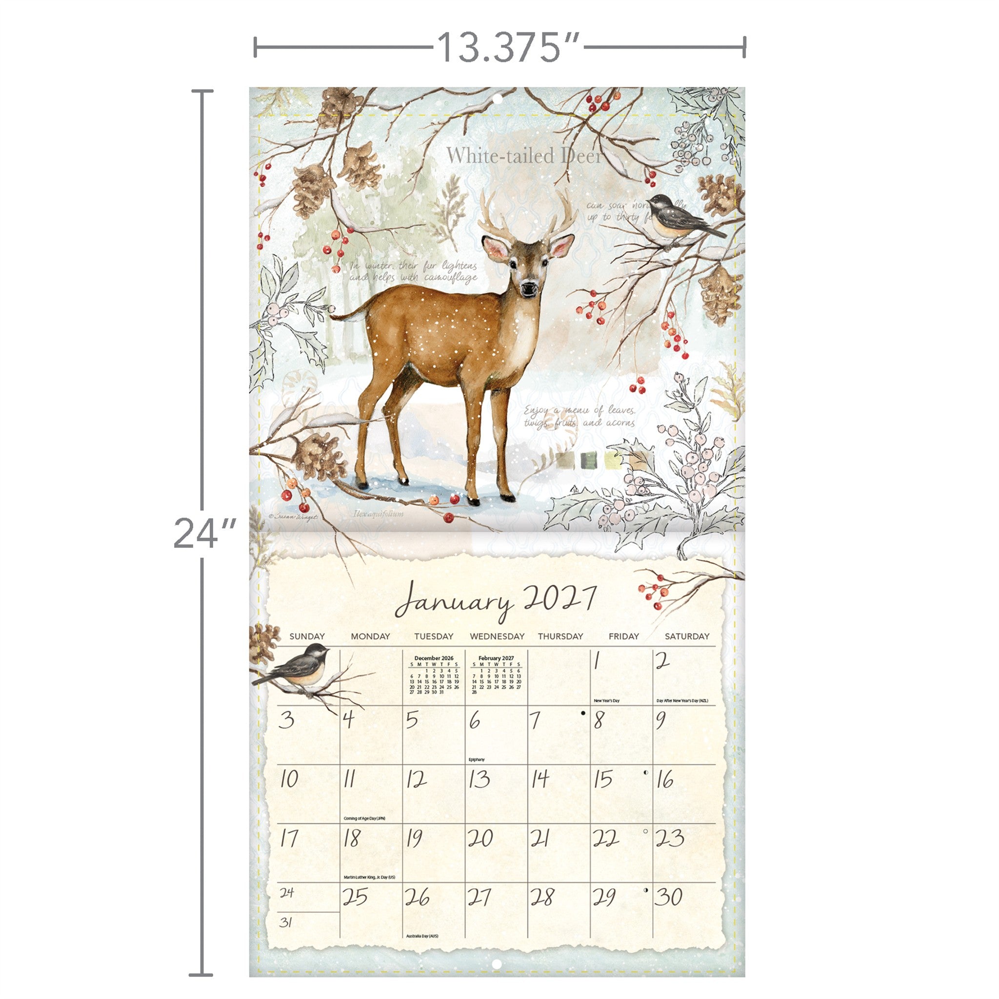 Field Guide 2027 Wall Calendar