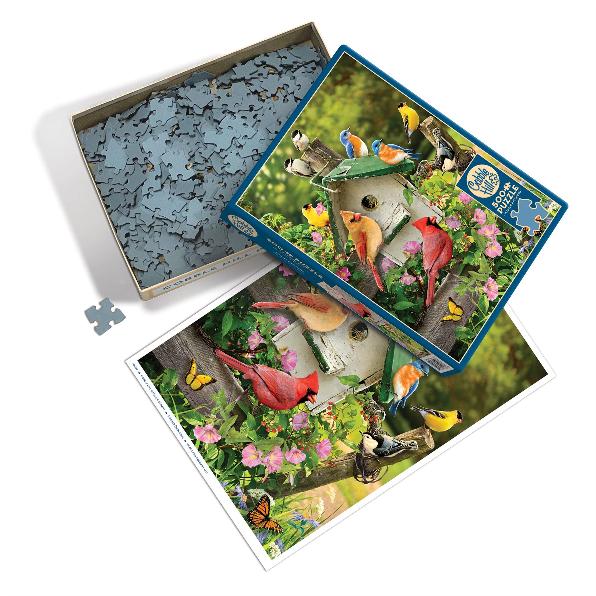 Summer Birdhouse 500 Piece Puzzle