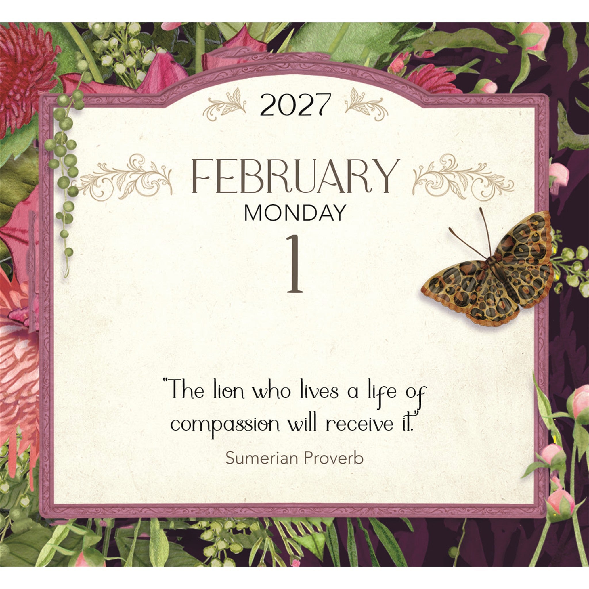 Be Good To Yourself 2027 Small Box Calendar