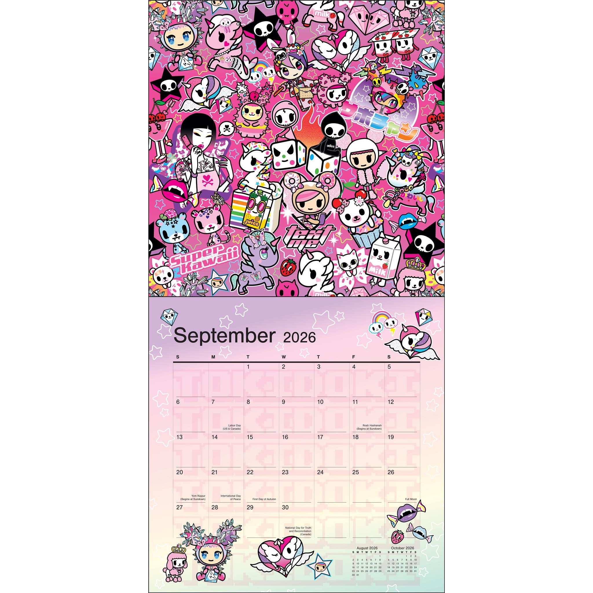 Tokidoki Wall 2026 Calendar
