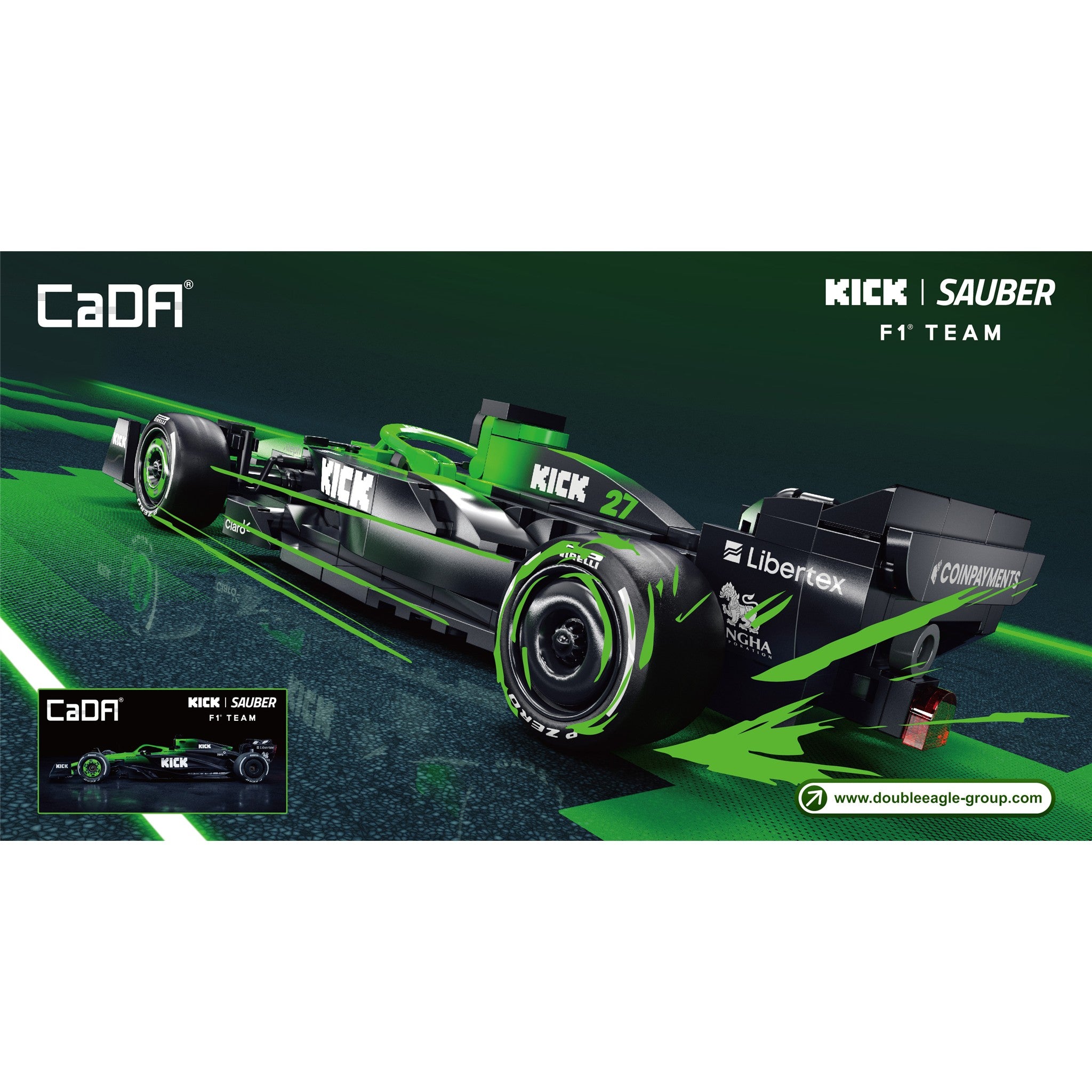 KICK Sauber Fl Team C45-2025 - 348 Pieces
