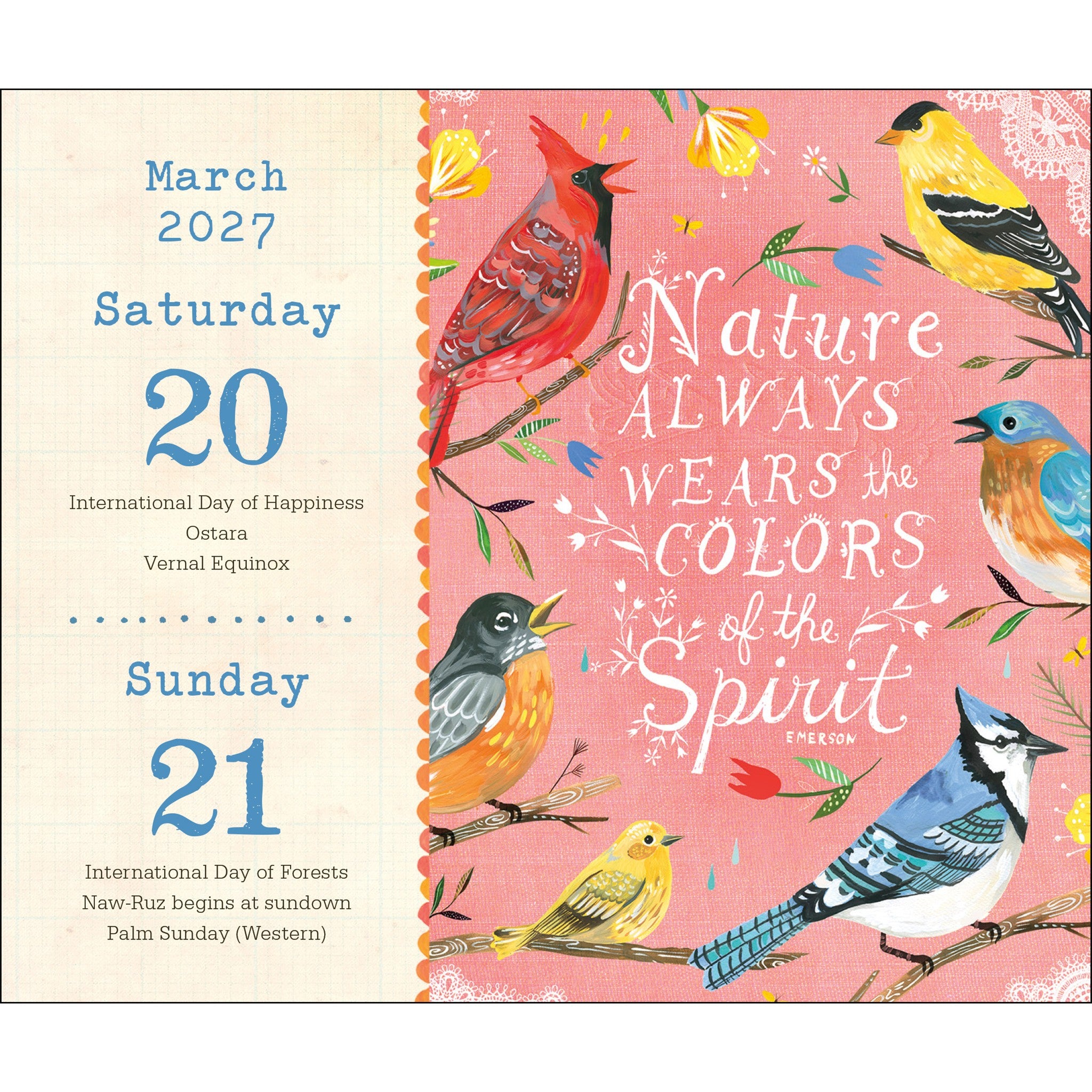 Katie Daisy 2027 Box Calendar - Online Only