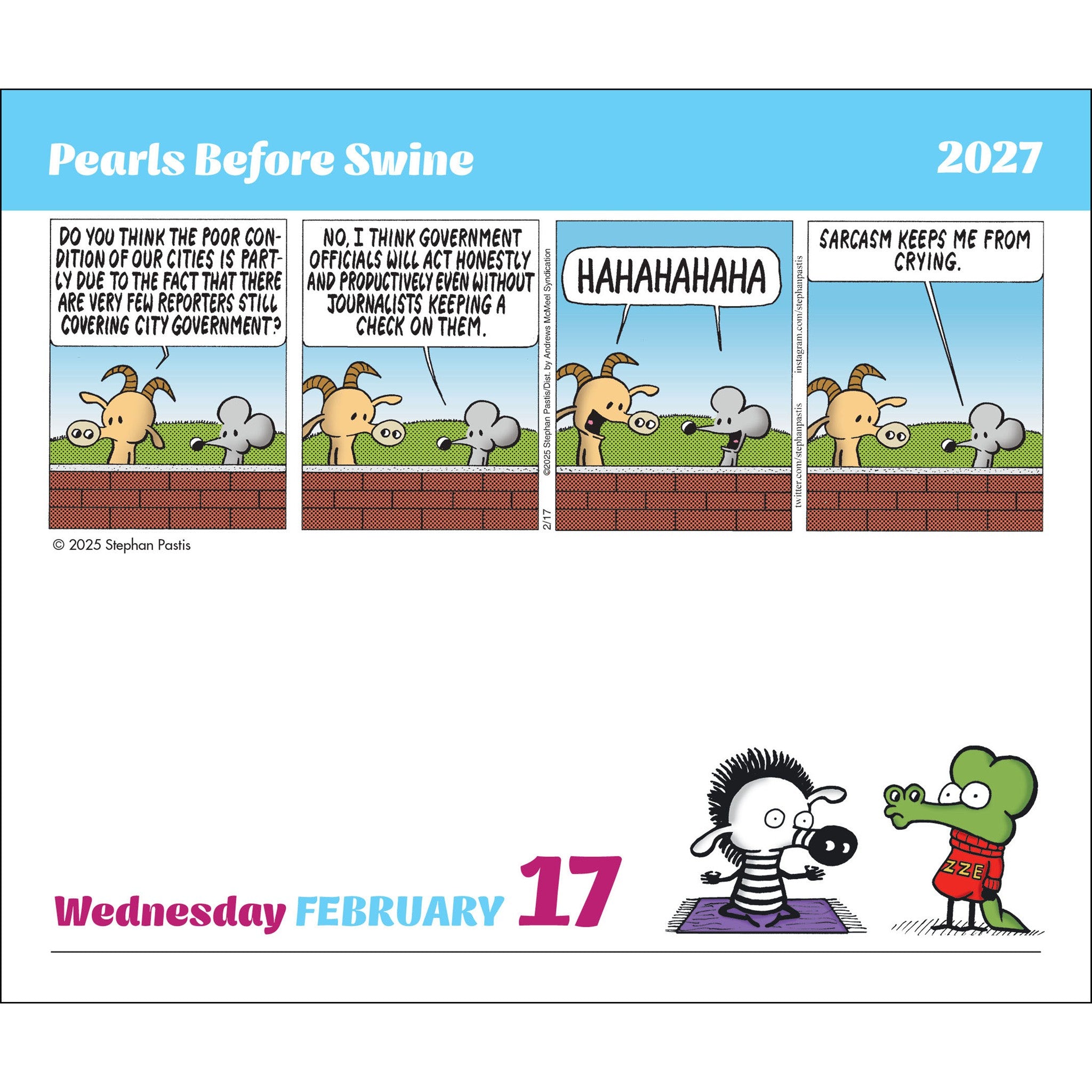 Pearls Before Swine 2027 Box Calendar