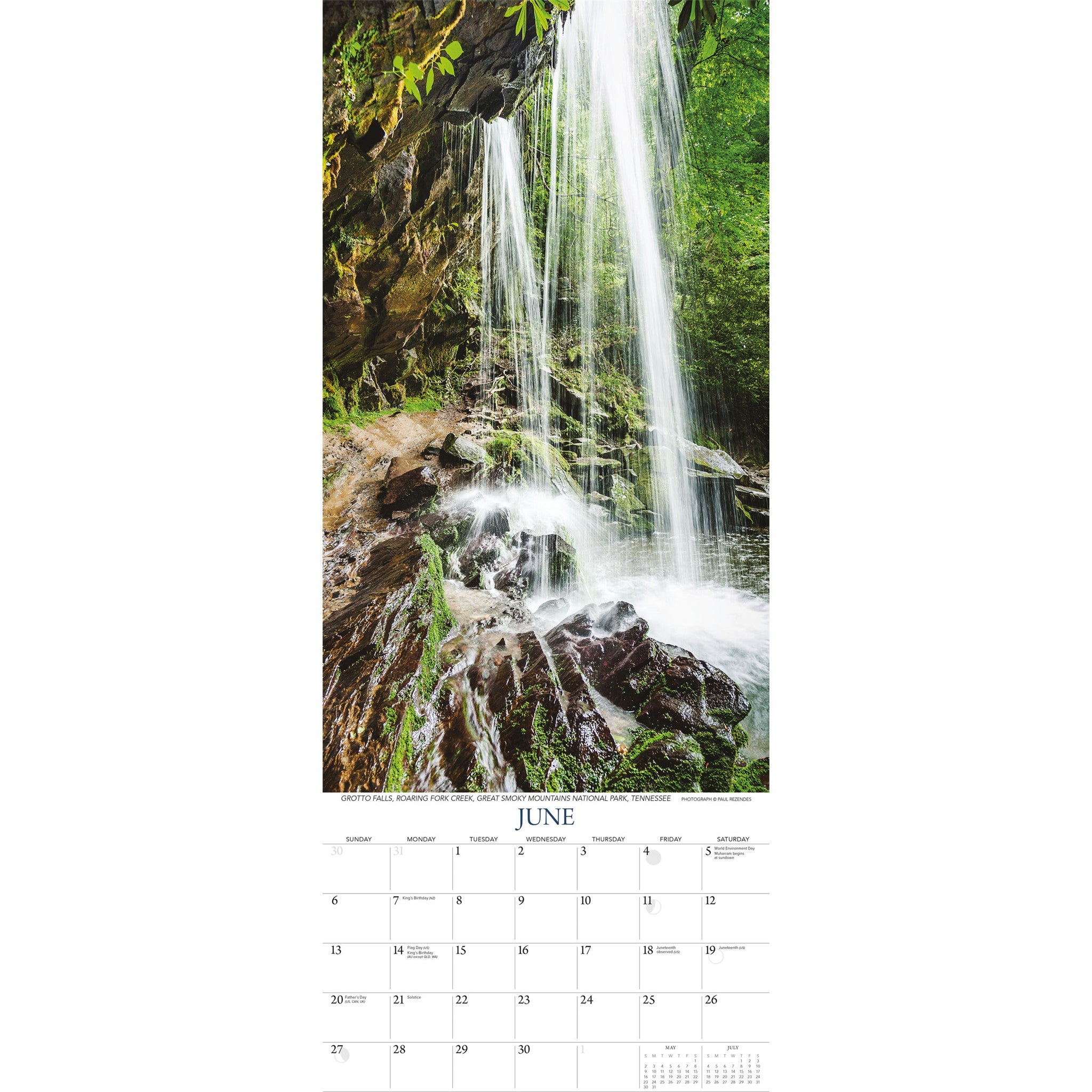 Falling Waters 2027 Poster Calendar