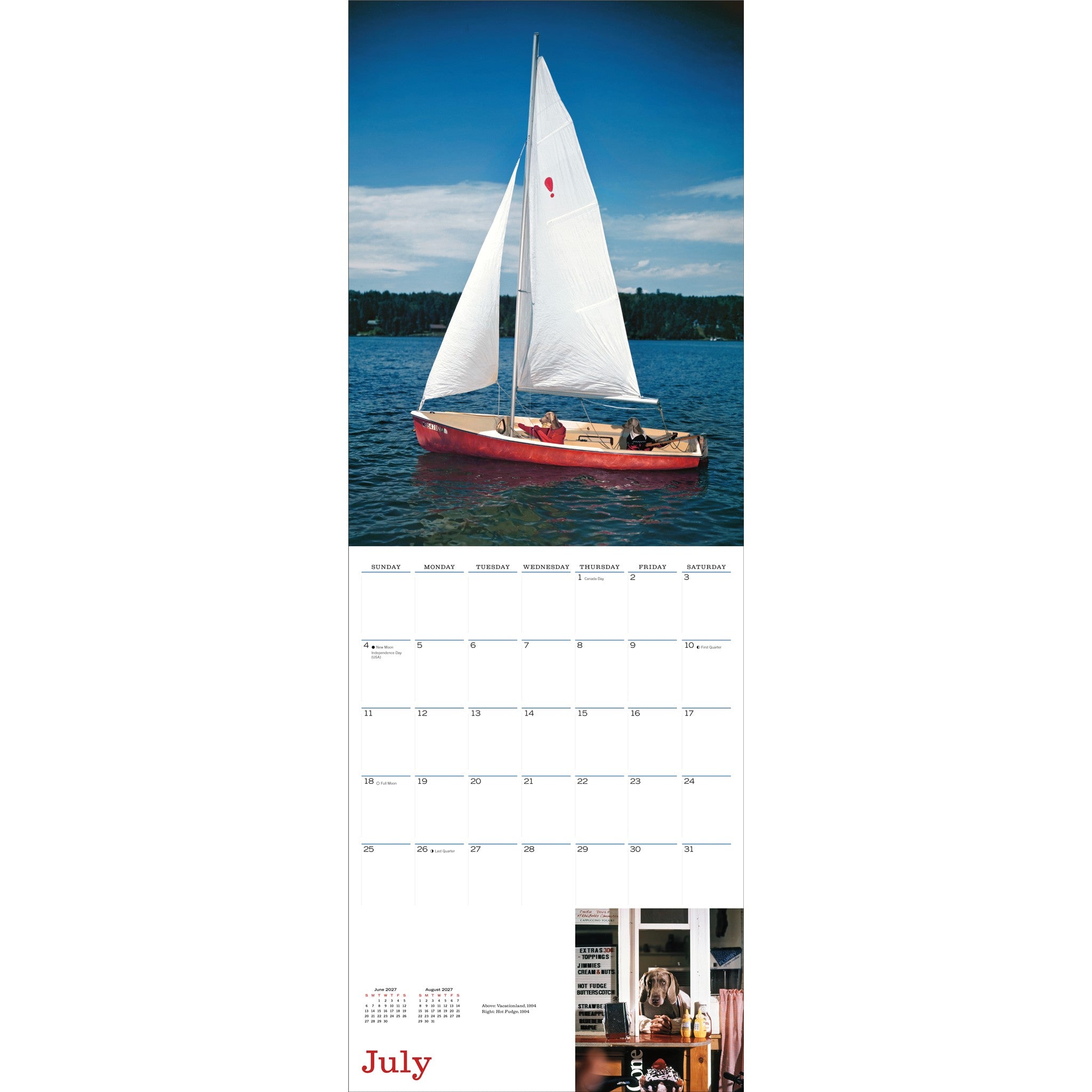 William Wegman Favorite Models 2027 Wall Calendar