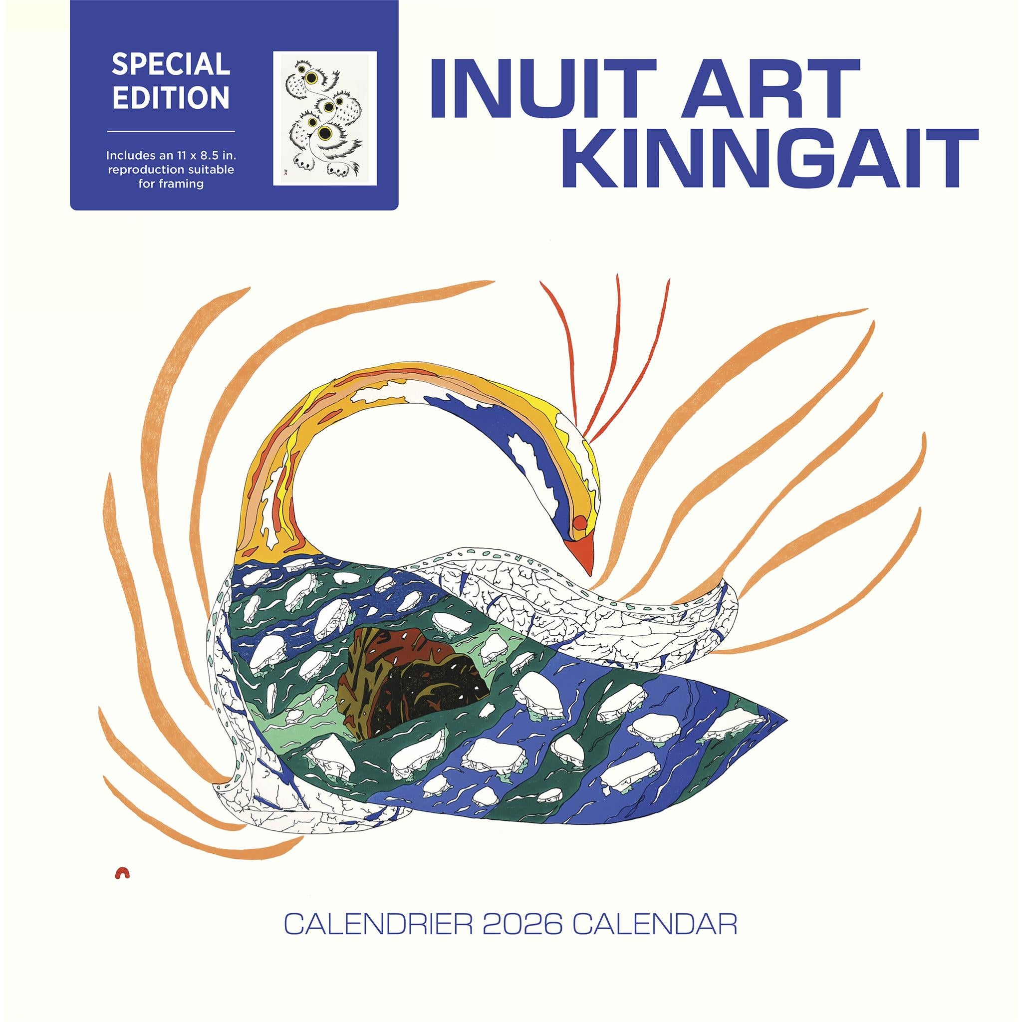 Inuit Art Cape Dorset 2026 Special Edition Wall Calendar with Print