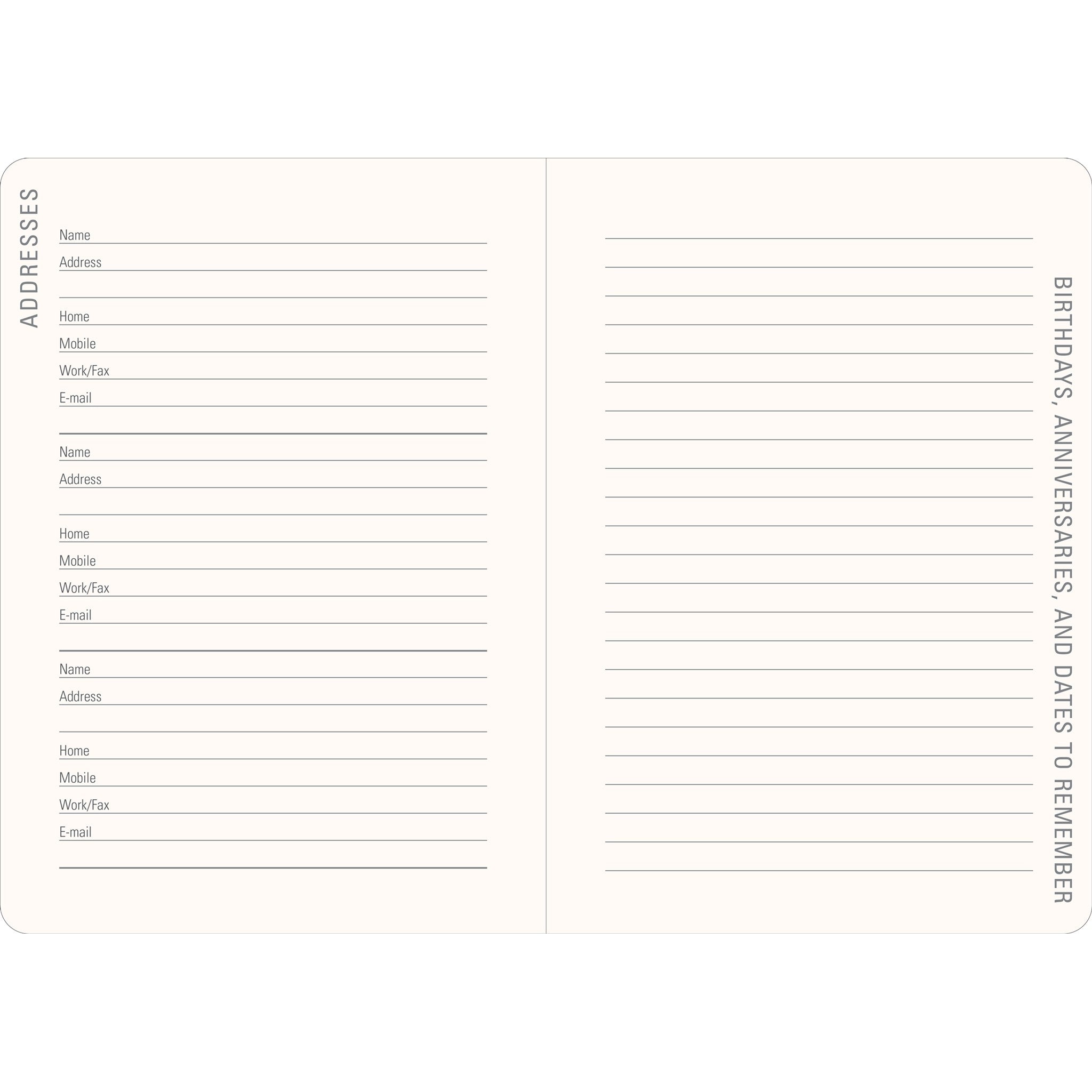 Wildflower Garden 2026-2027 Engagement Calendar - Online Only