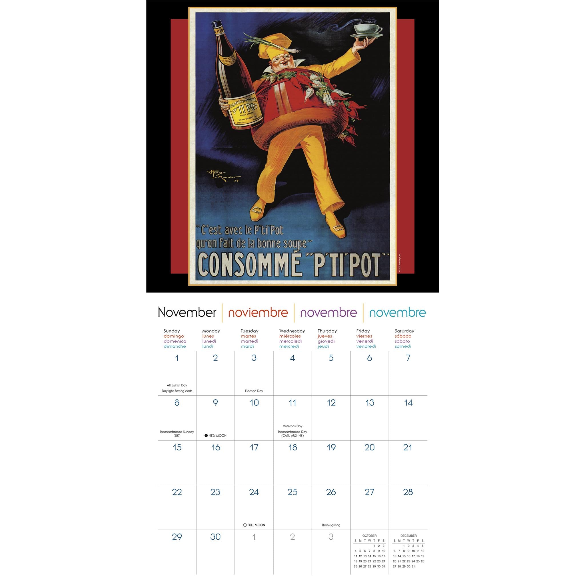 Bon Appetit 2026 Wall Calendar