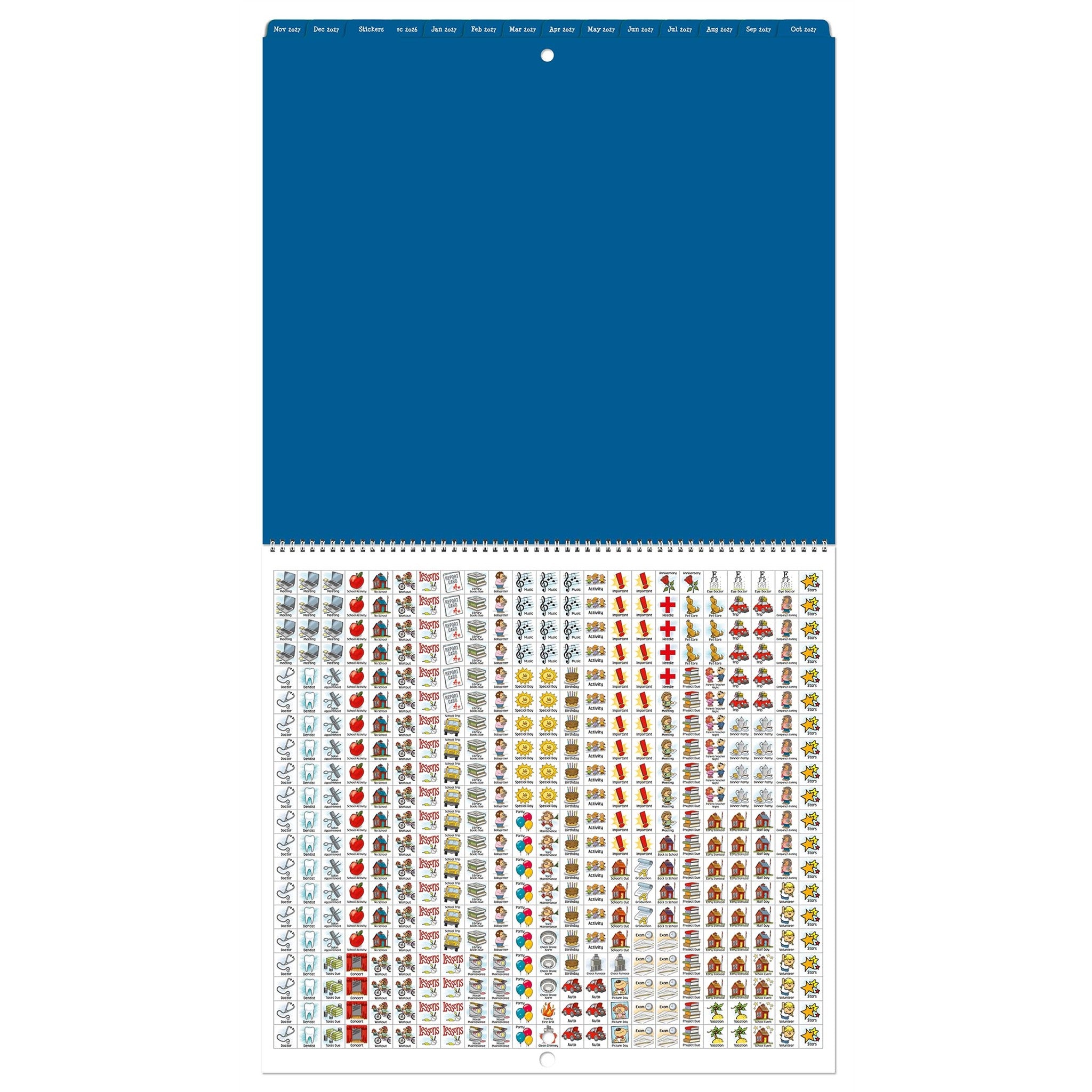 MotherWord Tabbed English 2027 Wall Calendar