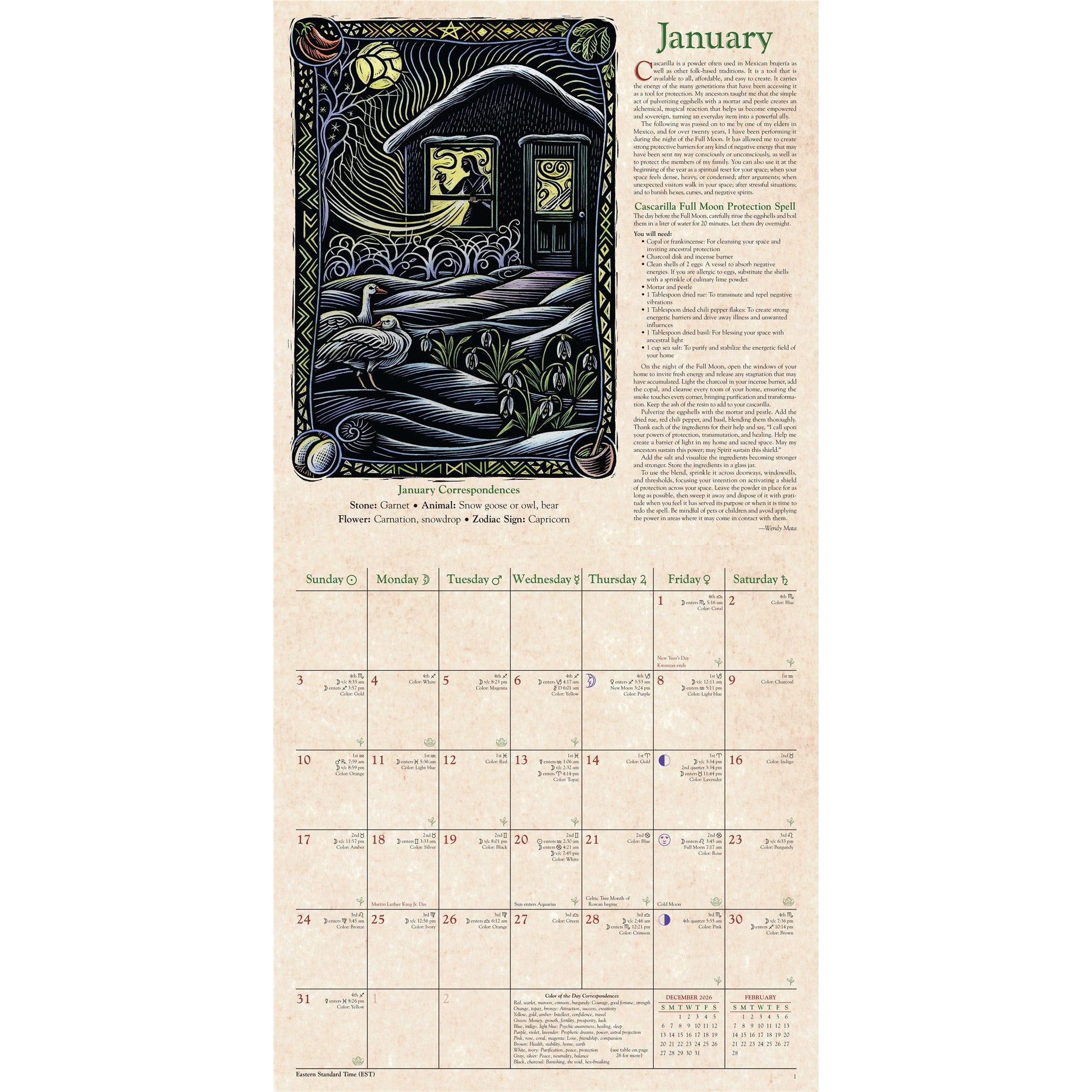 Witches' 2027 Wall Calendar
