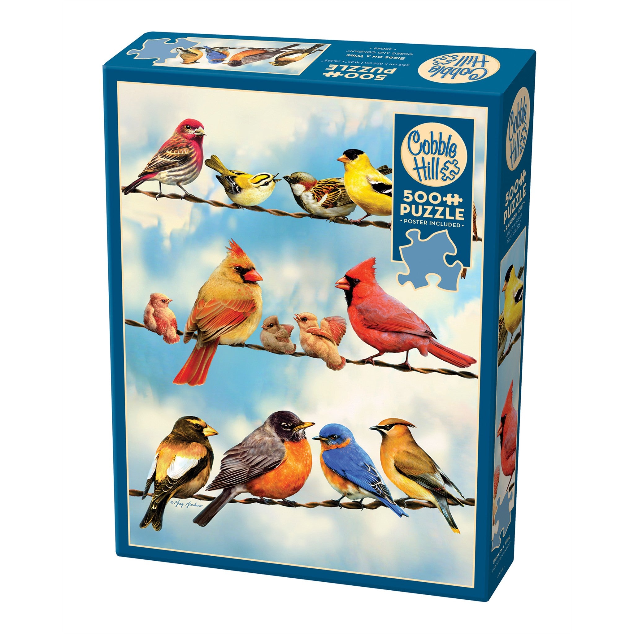 Birds on a Wire 500 Piece Puzzle