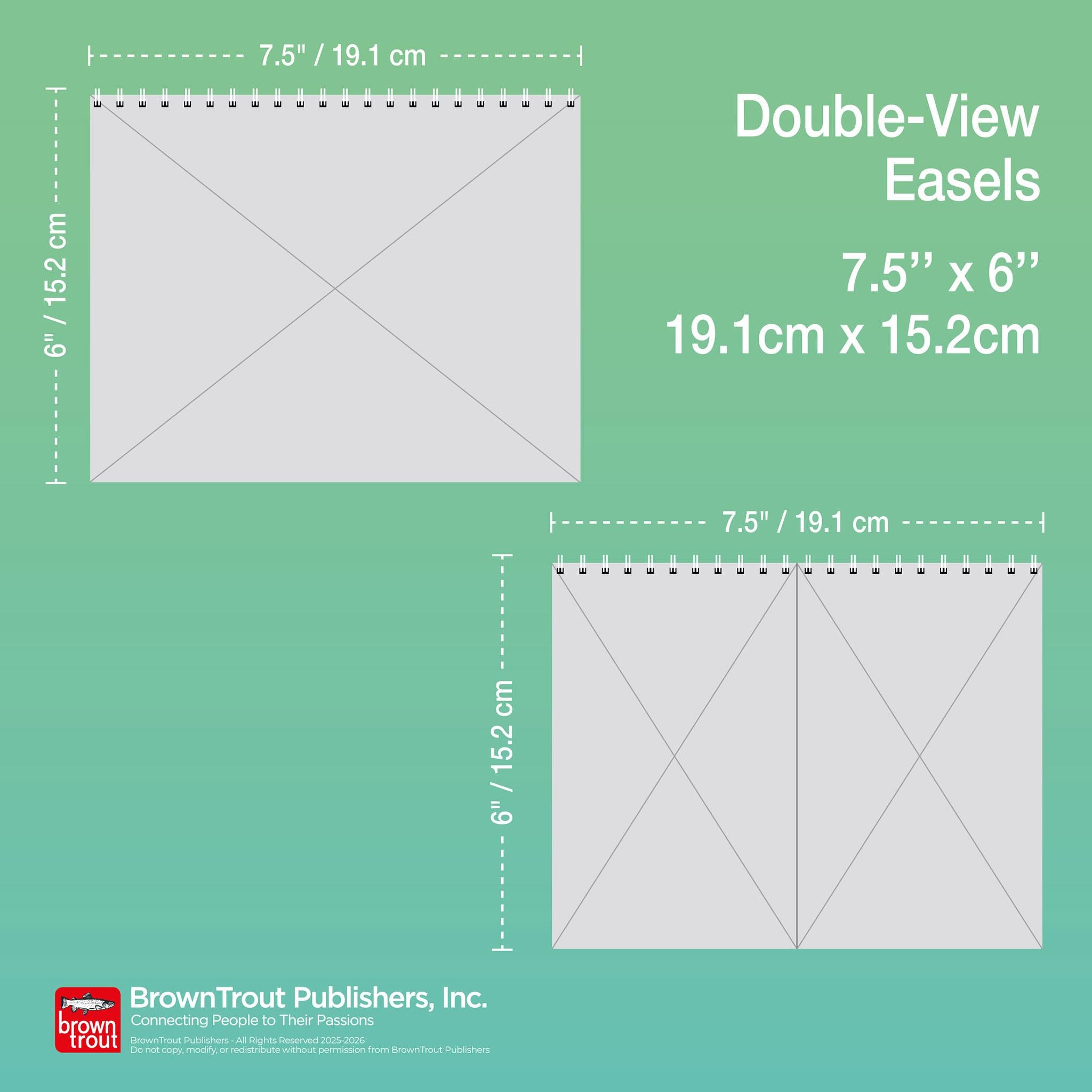 Bonnie Marcus 2026 Double View Easel Calendar - Online Only